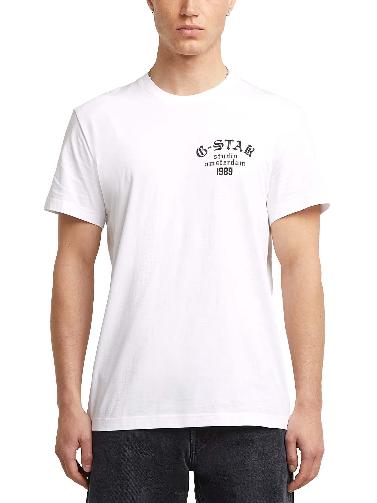 G-star Studio AMS T-Shirt Bianco