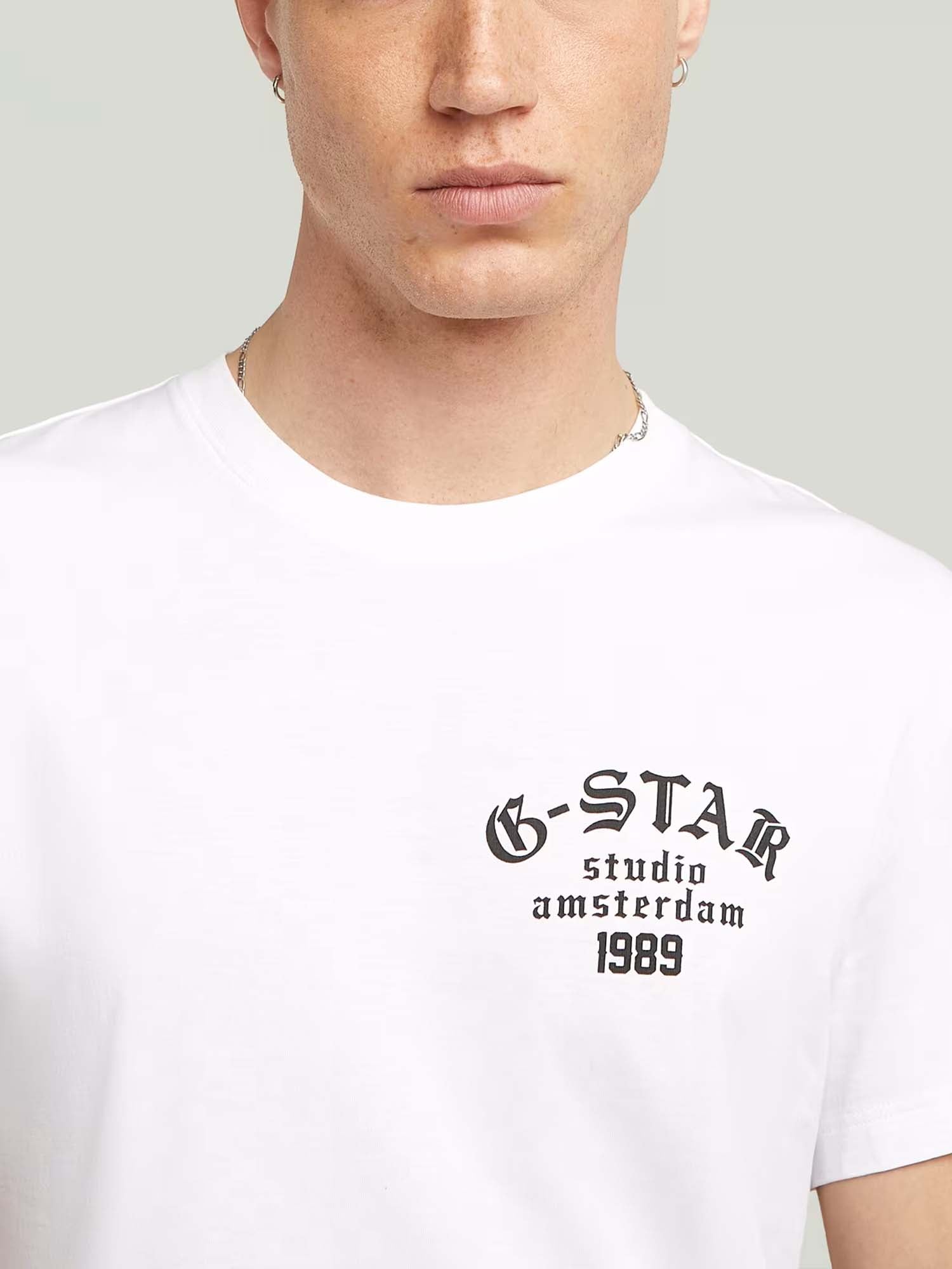 G-star Studio AMS T-Shirt Bianco