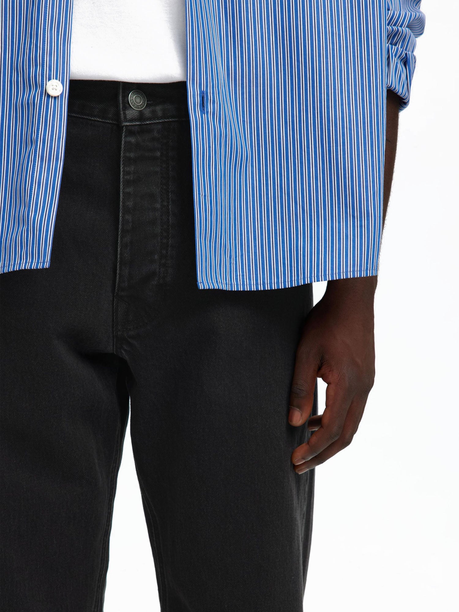 Selected Jeans SLH-190REG Tapered Ben Kori Nero