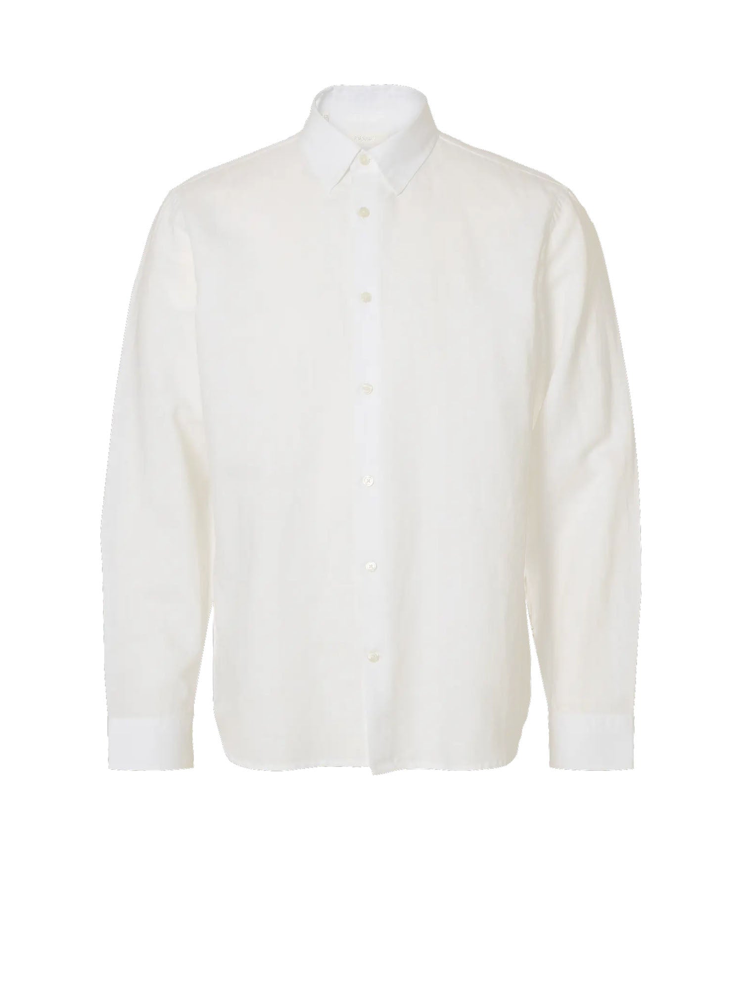 Selected Camicia Linenblend Bianco