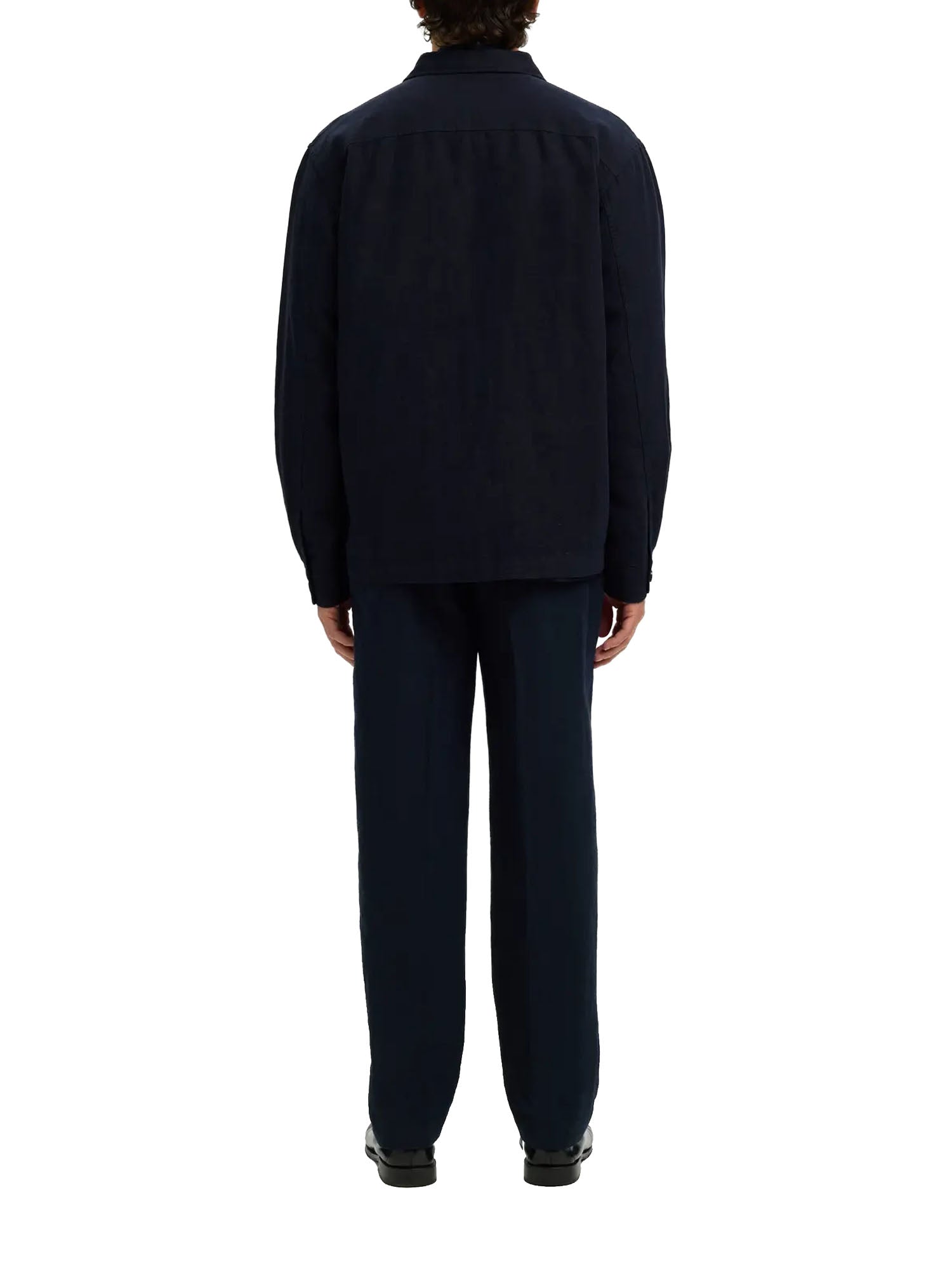 Selected Slmotto leroy linen blend Blu