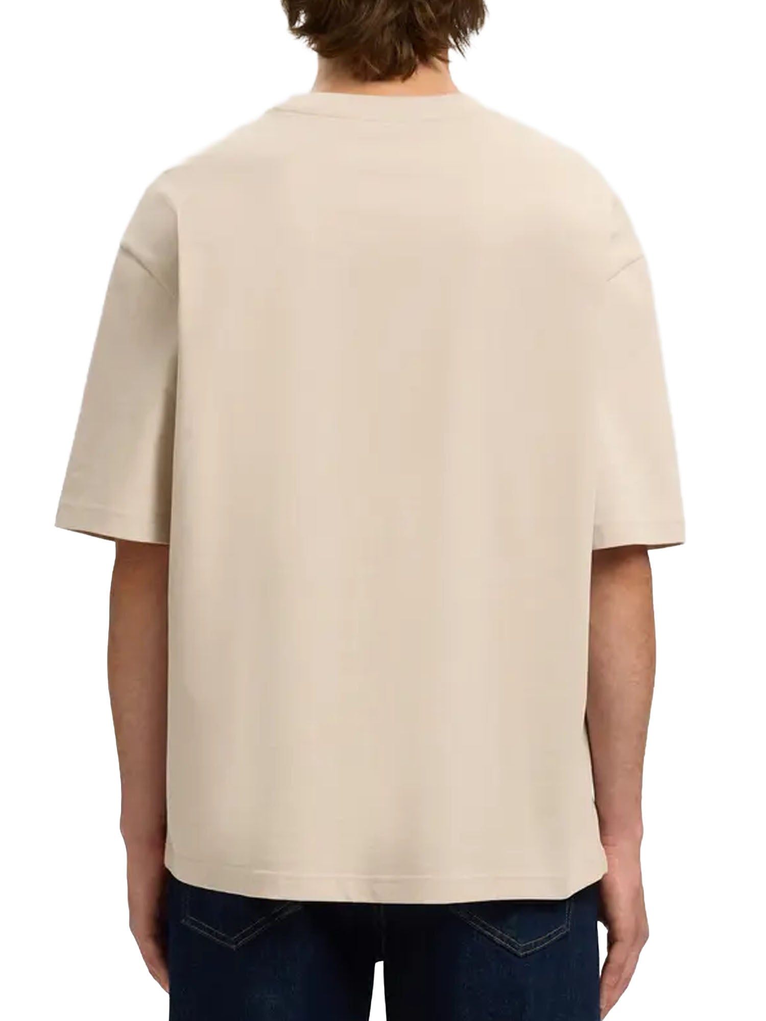 Selected T-shirt Slmrelaxaspen 2-Ply Beige