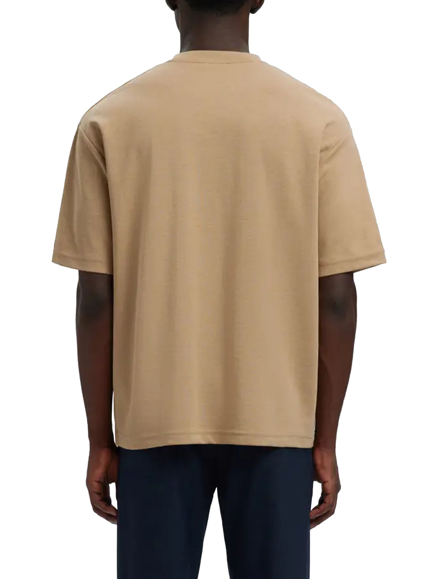 Selected T-shirt Slmlooseoscar SS O-Neck Beige