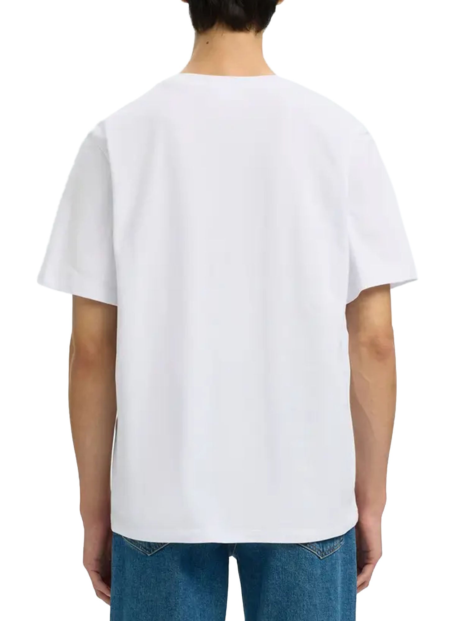 Selected T-shirt Slmatlas SS O-Neck Tee Bianco