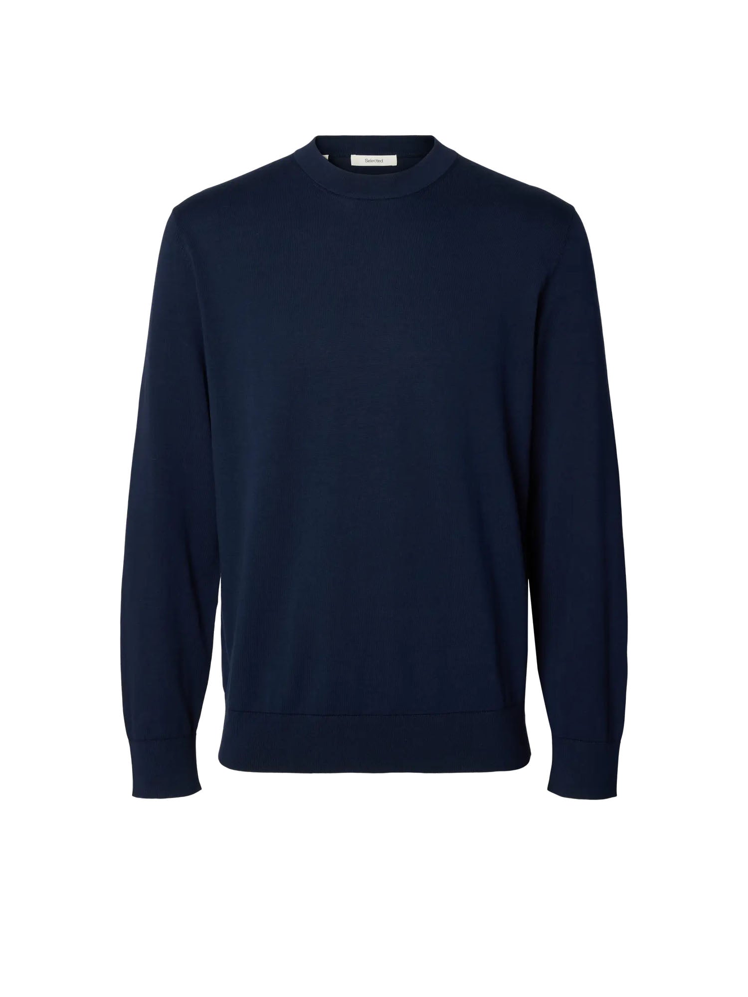 Selected Maglione Slmtorino LS Knit Crew Neck Blu