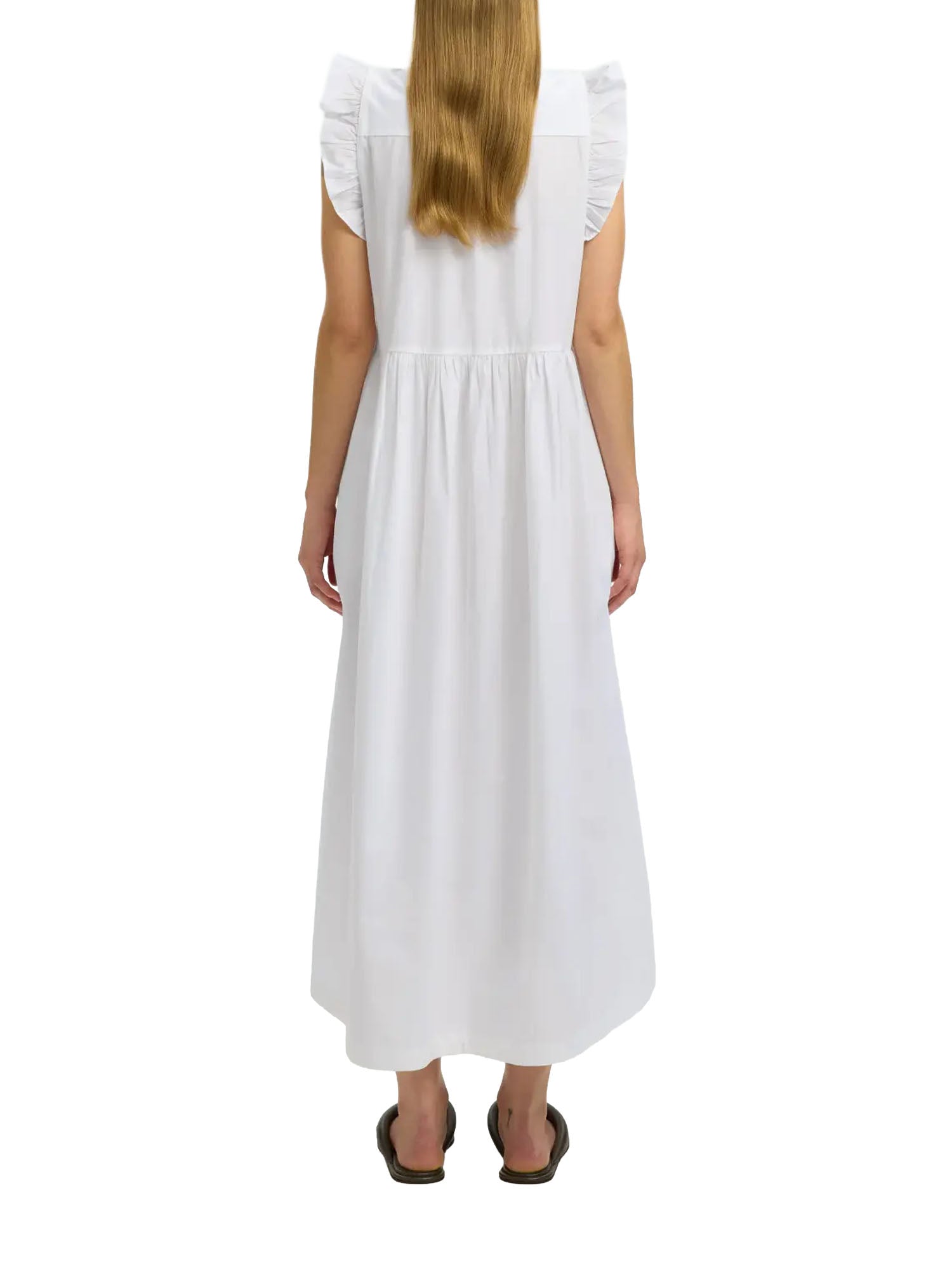 Selected Vestito Slwblair-ida Regular SL Bianco