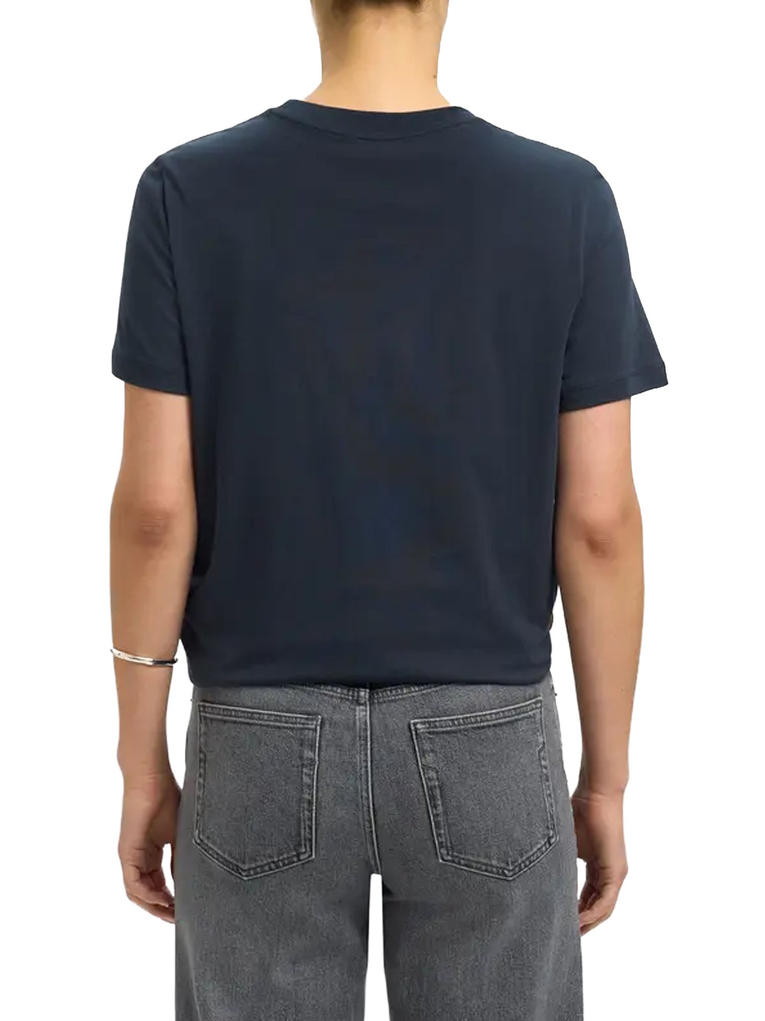 Selected T-shirt Essential Blu
