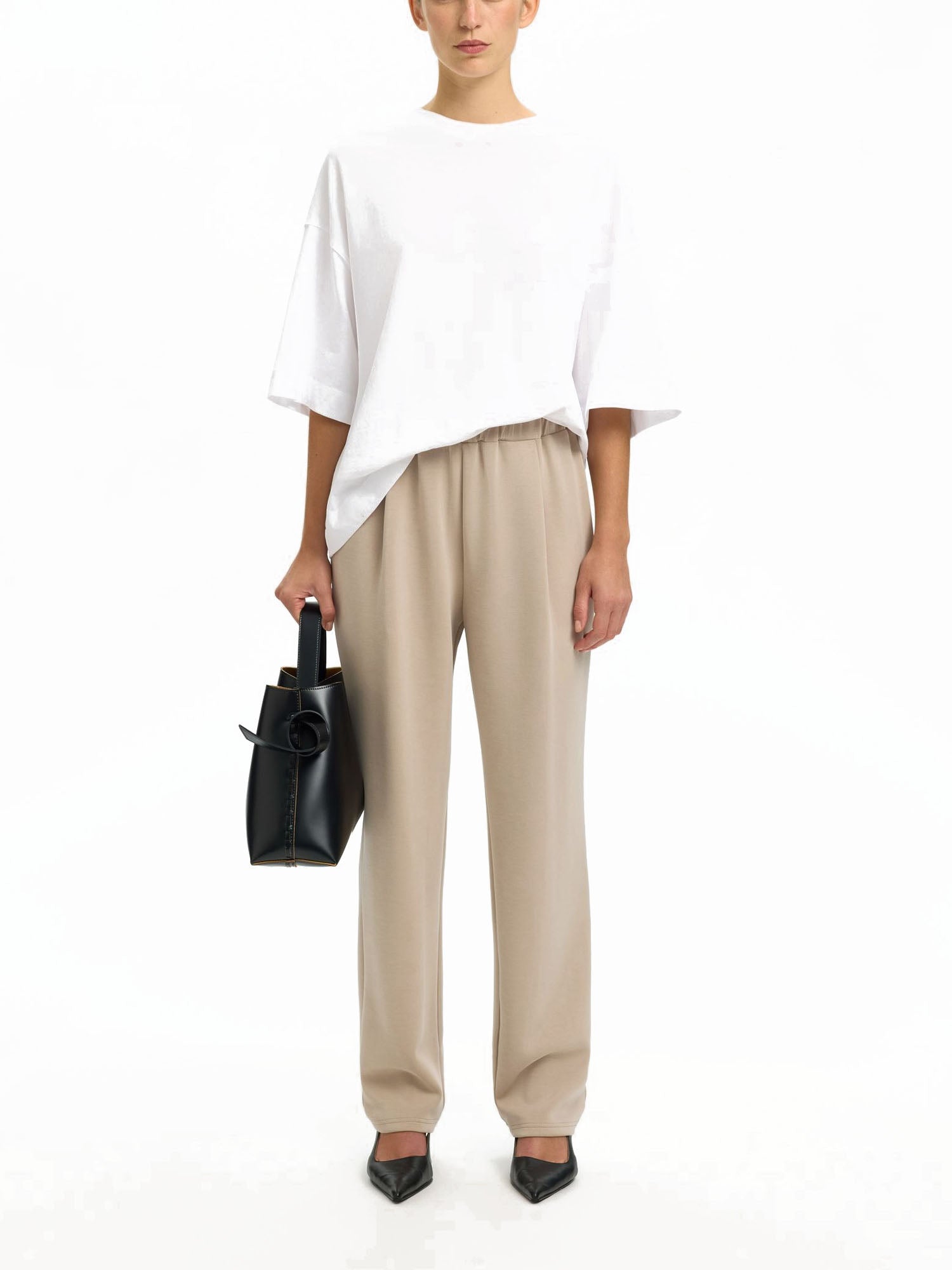 Selected Pant Tenny Noos Beige