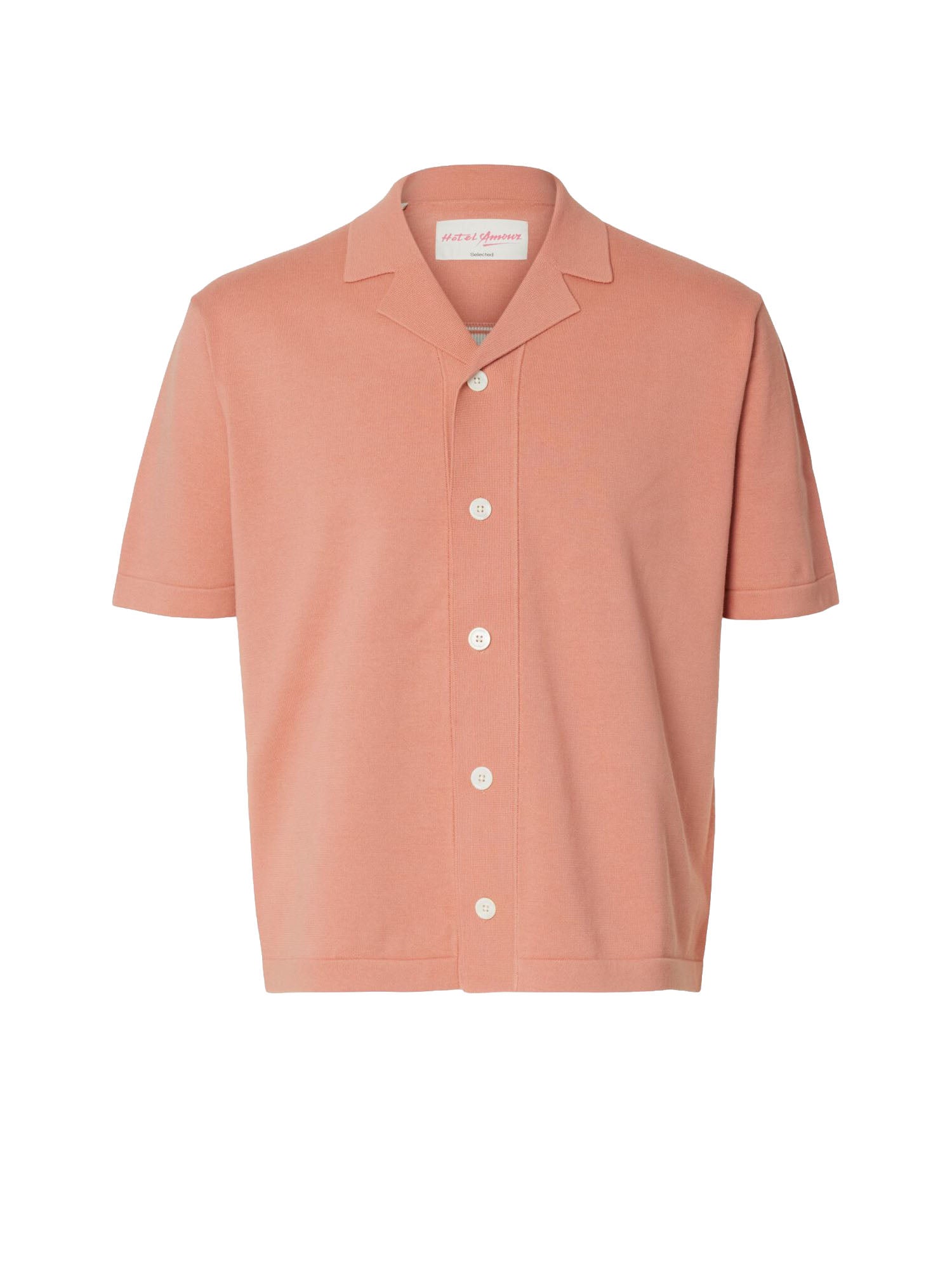 Selected Camicia Polo in Maglia Rosa