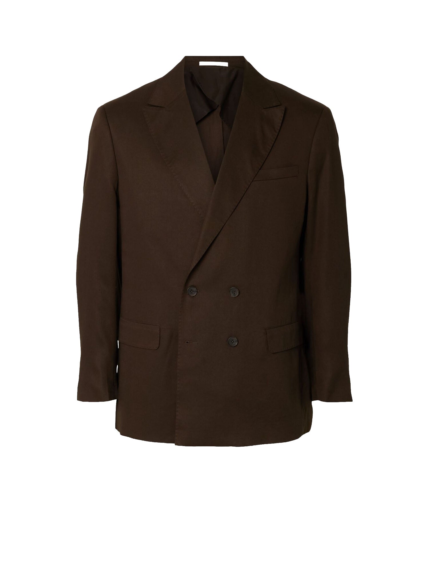 Selected Giacca a Doppio Petto Marrone