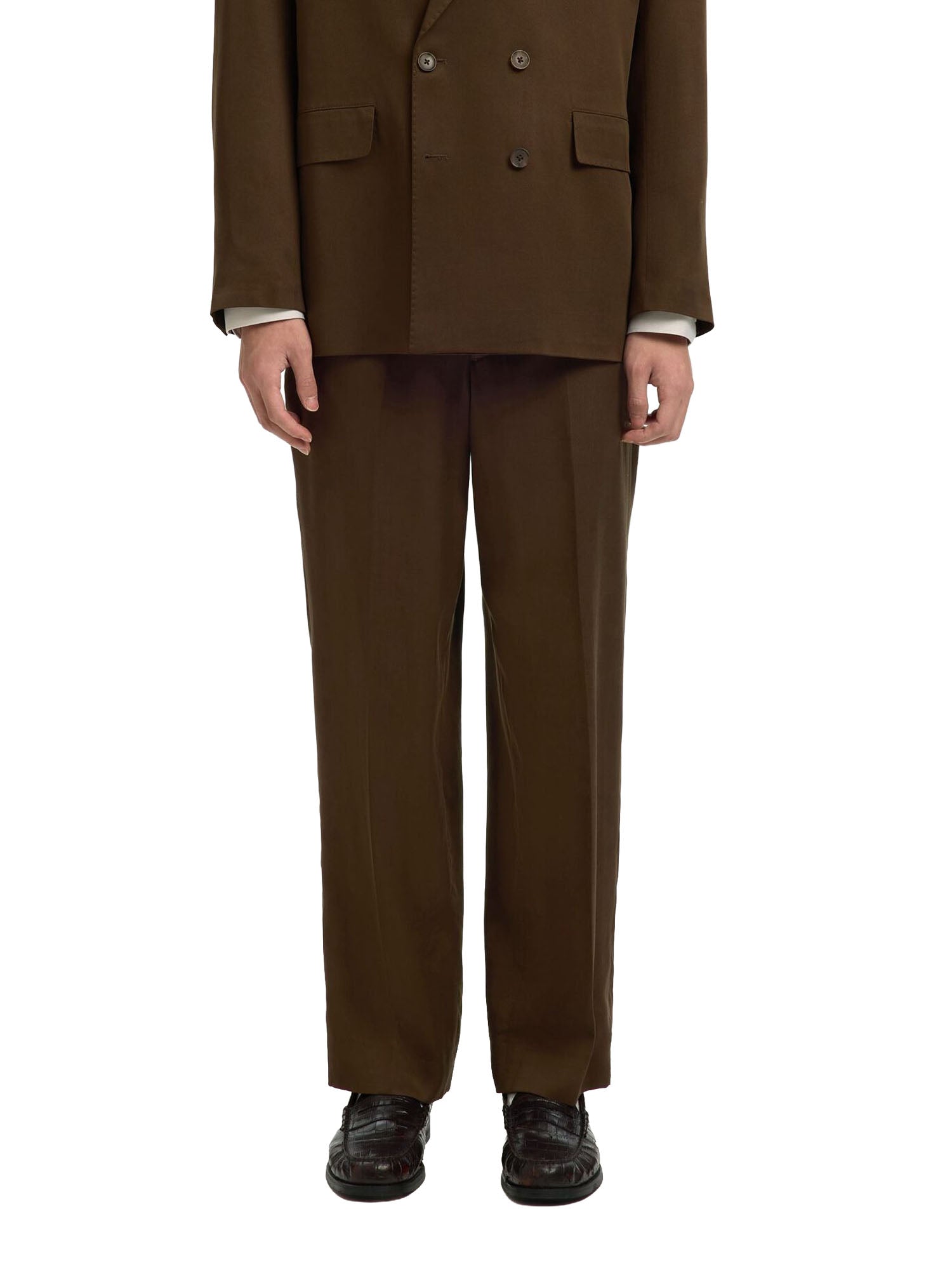 Selected Pantalone Eleganti Completo Marrone