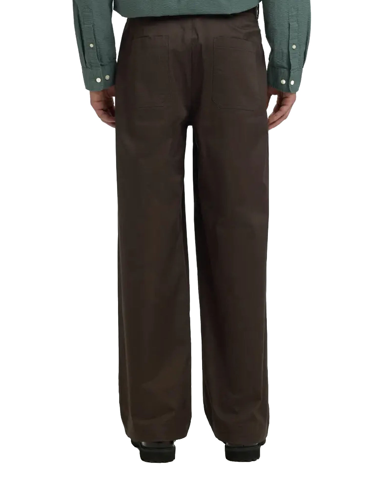 Selected Pantaloni Slh260-Wide Leg Axel Jari Marrone