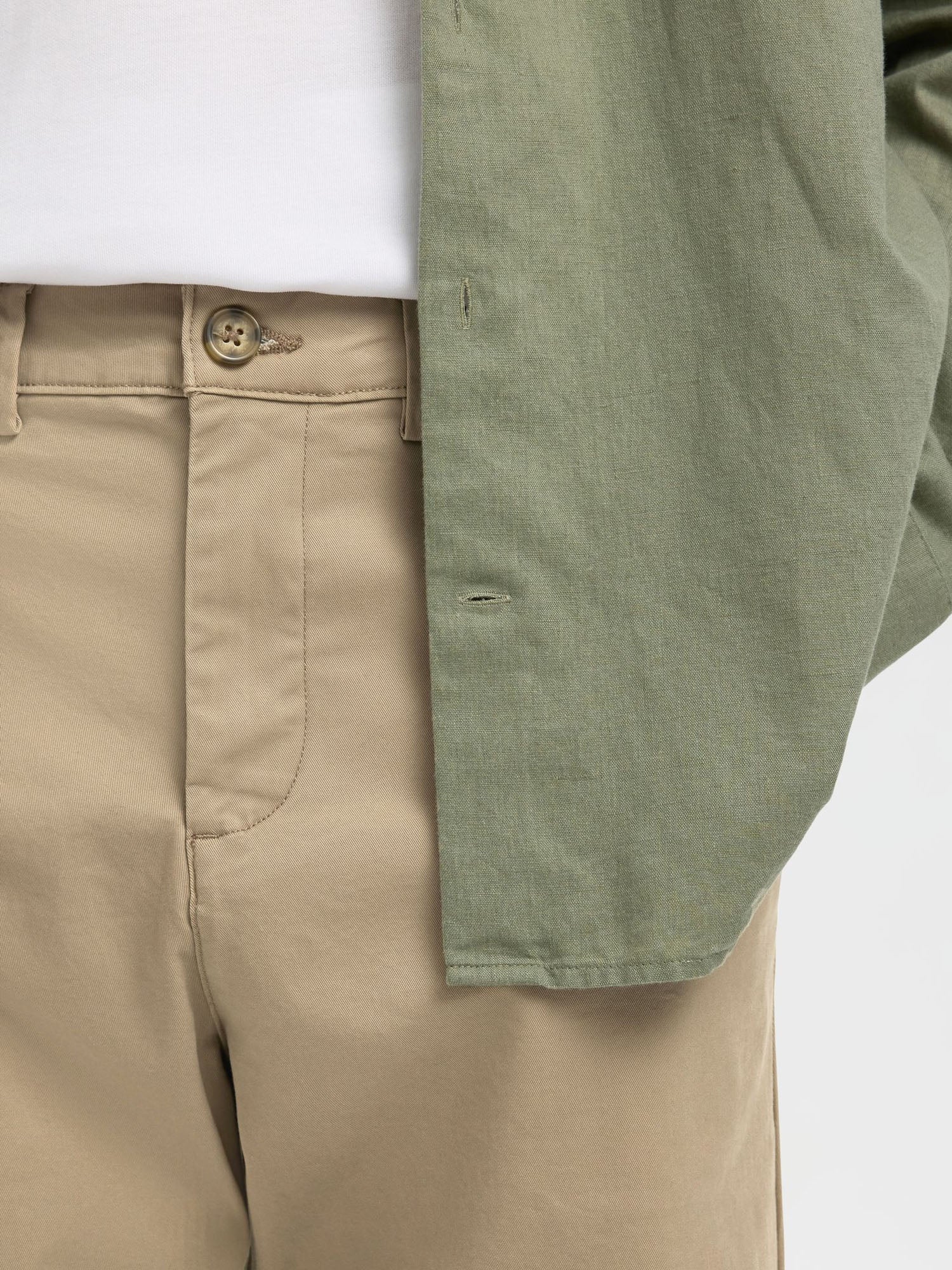 Selected Pantalone Loose New Miles Beige
