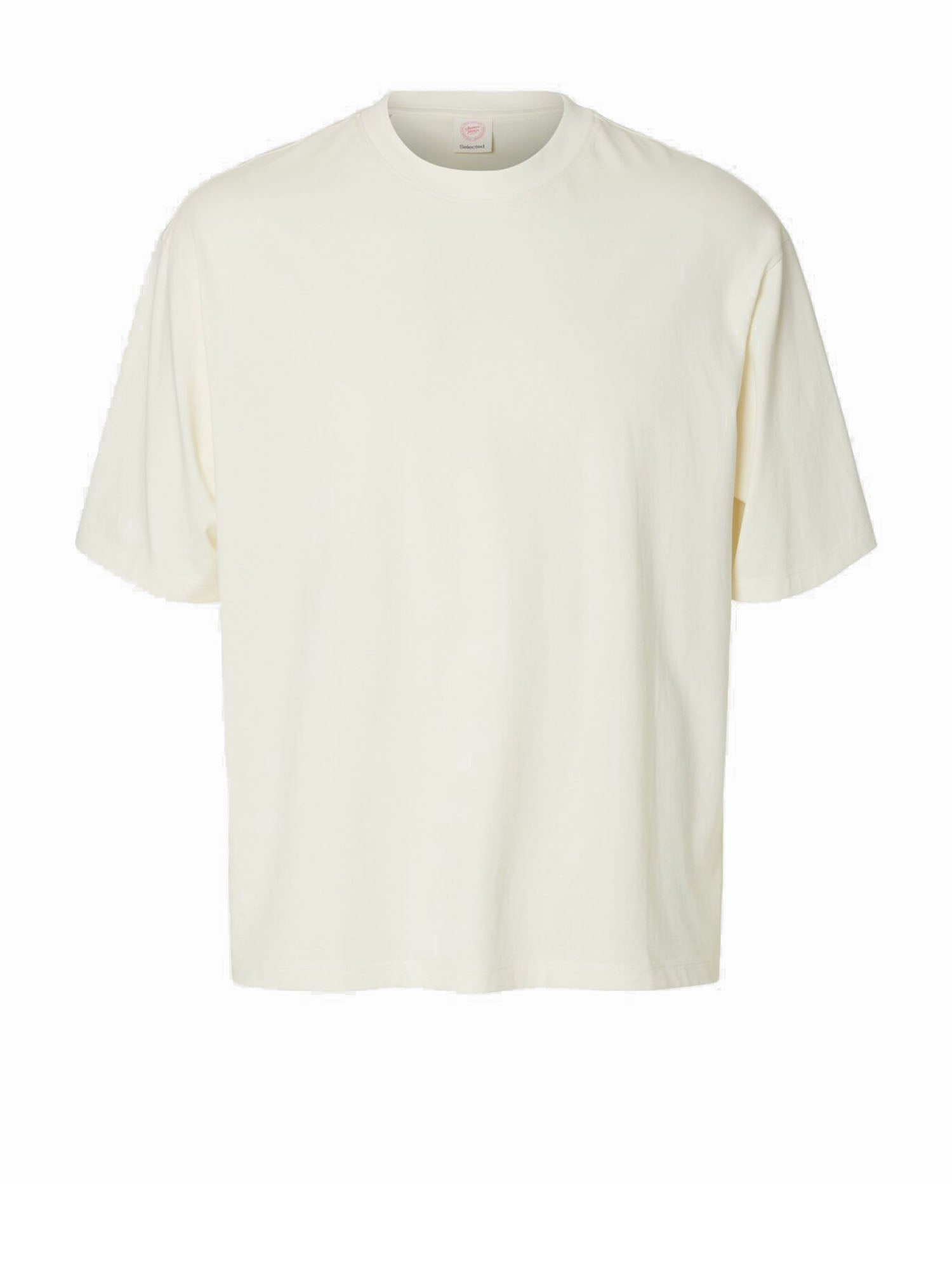 Selected T-shirt Relaxspen Bianco