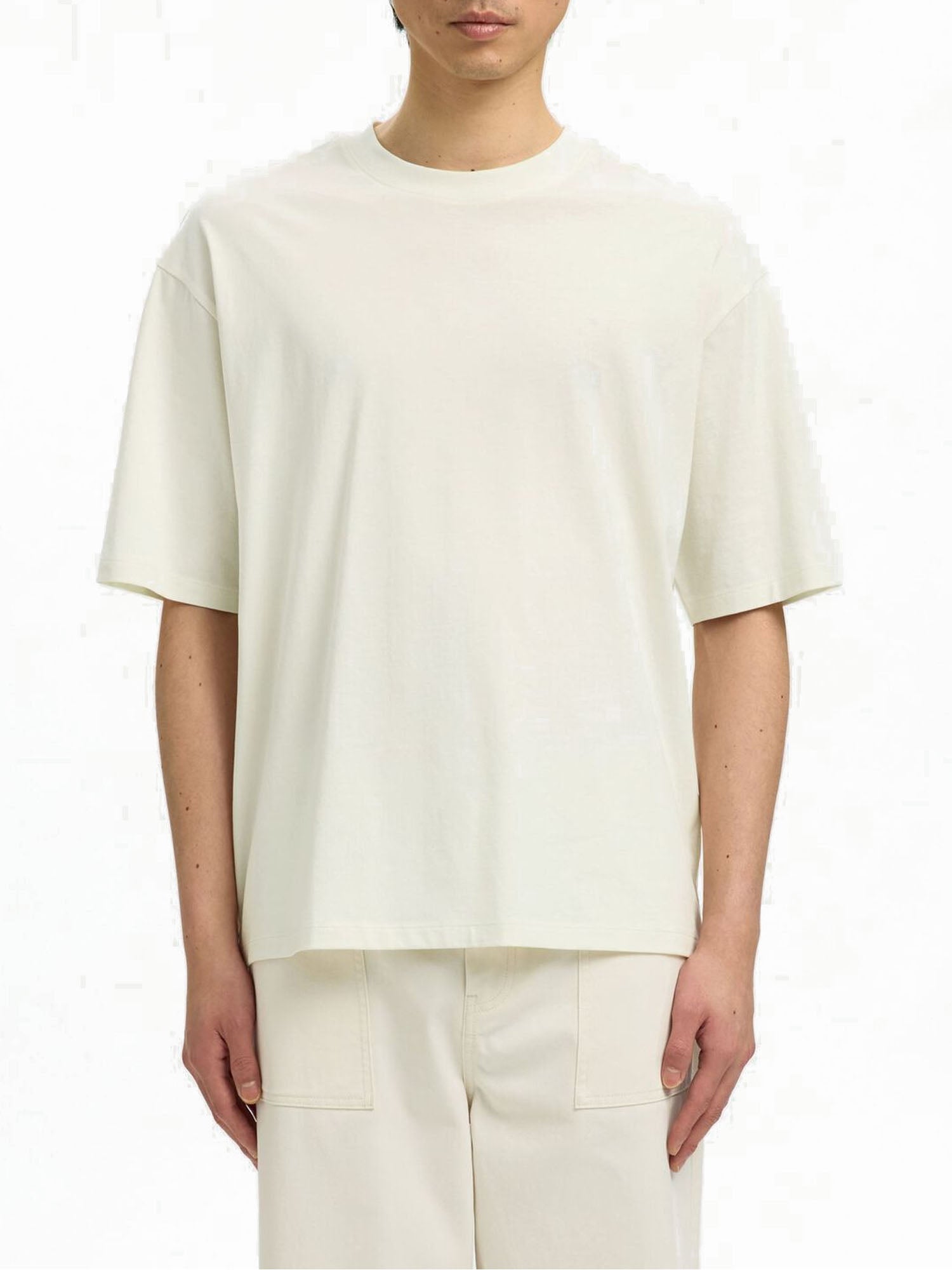 Selected T-shirt Relaxspen Bianco