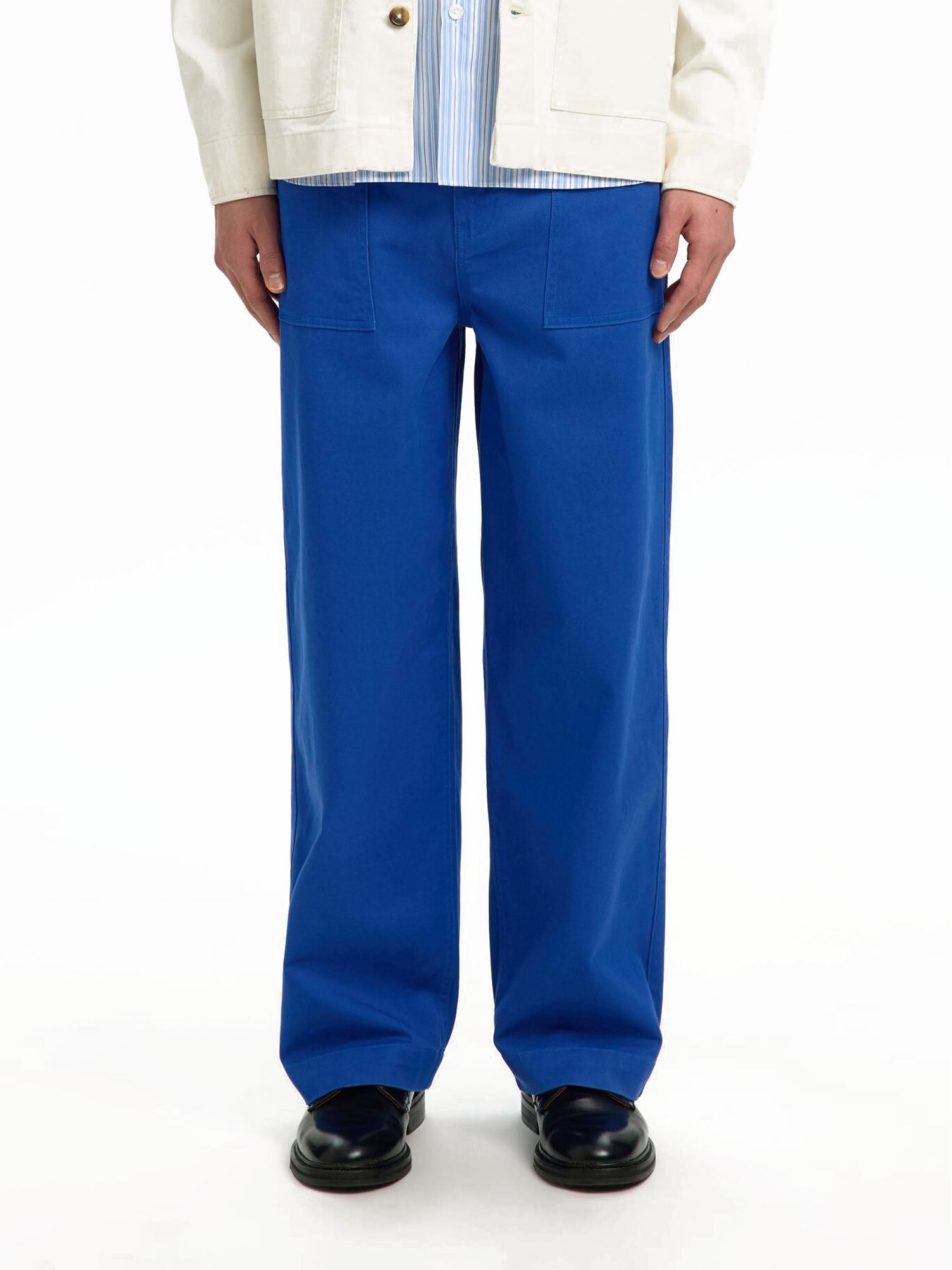 Selected Pantaloni Gamba ampia Blu