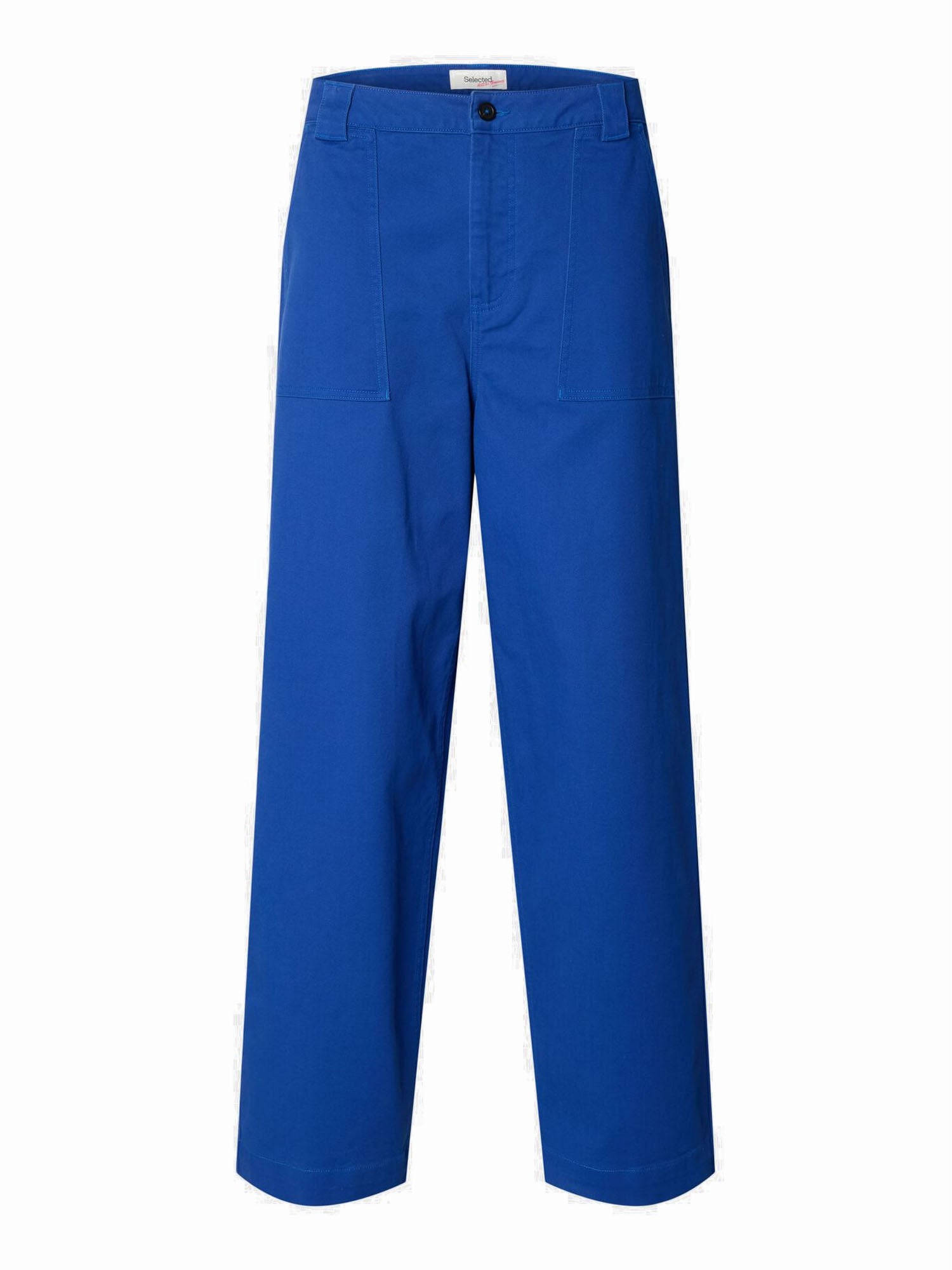 Selected Pantaloni Gamba ampia Blu