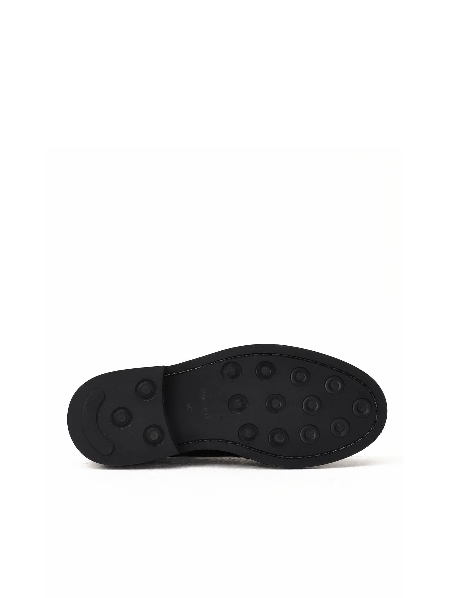 Selected Carter Leather Blucher Nero