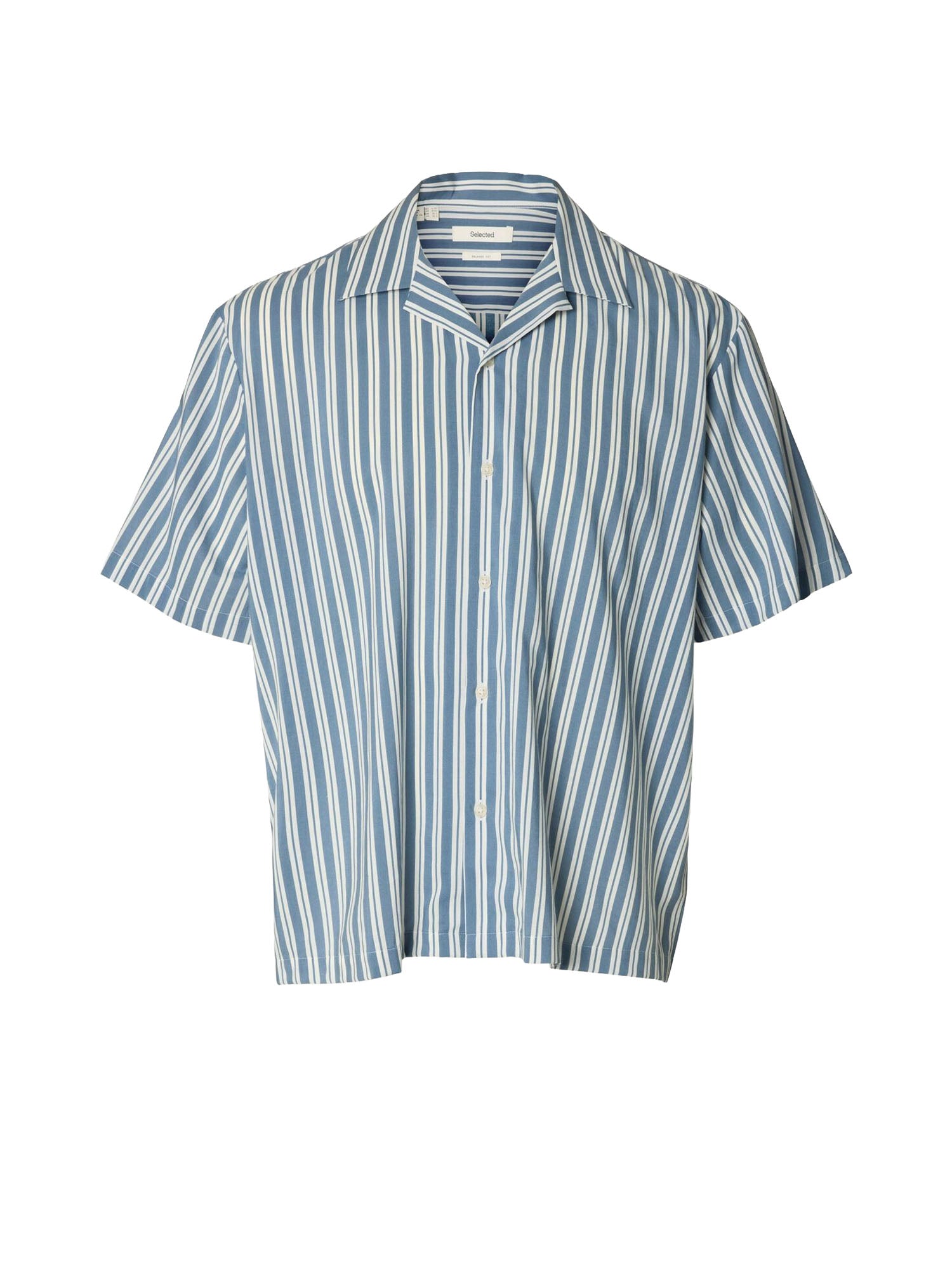 Selected Camicia a Maniche Corte Blu