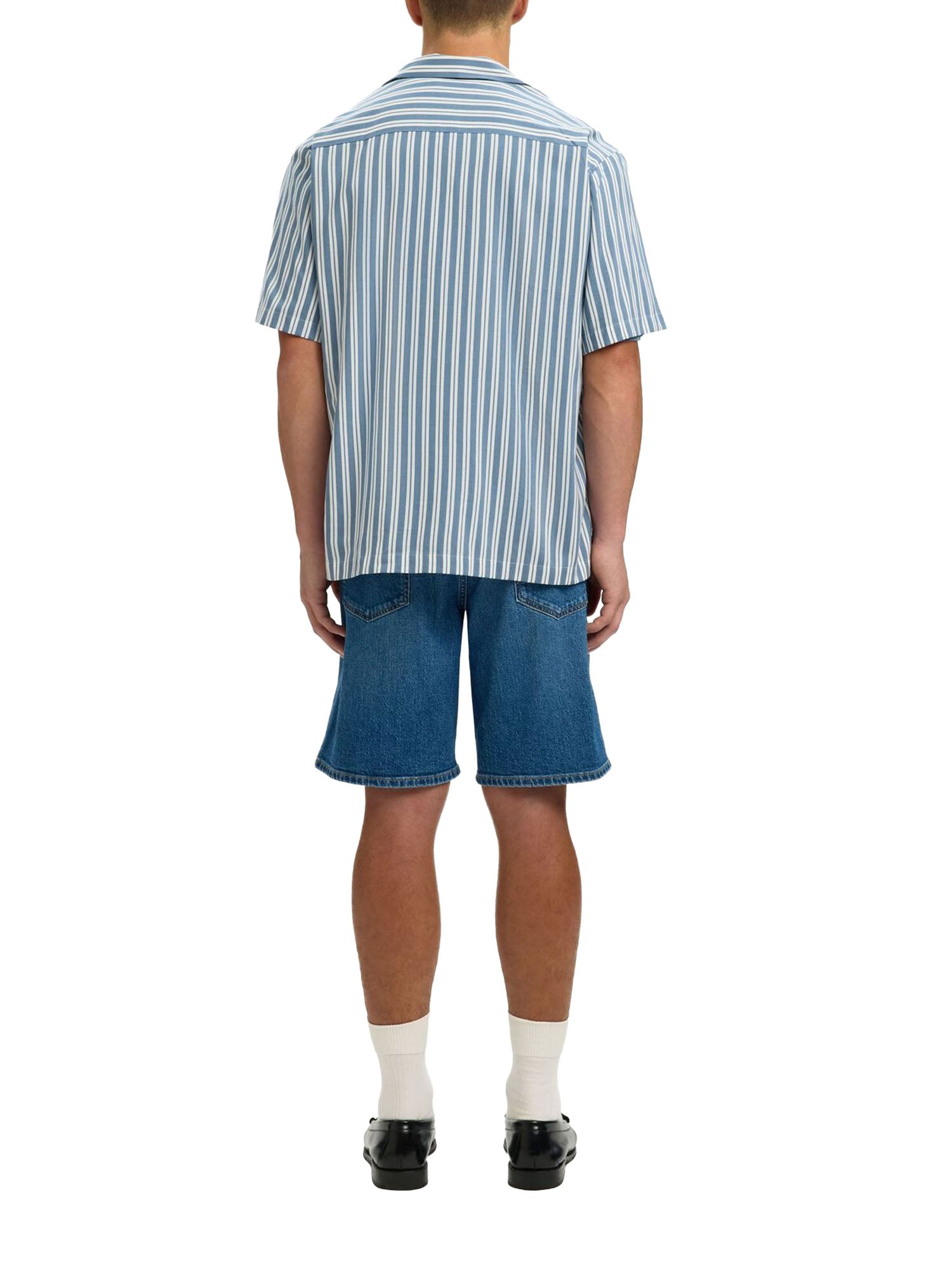 Selected Camicia a Maniche Corte Blu