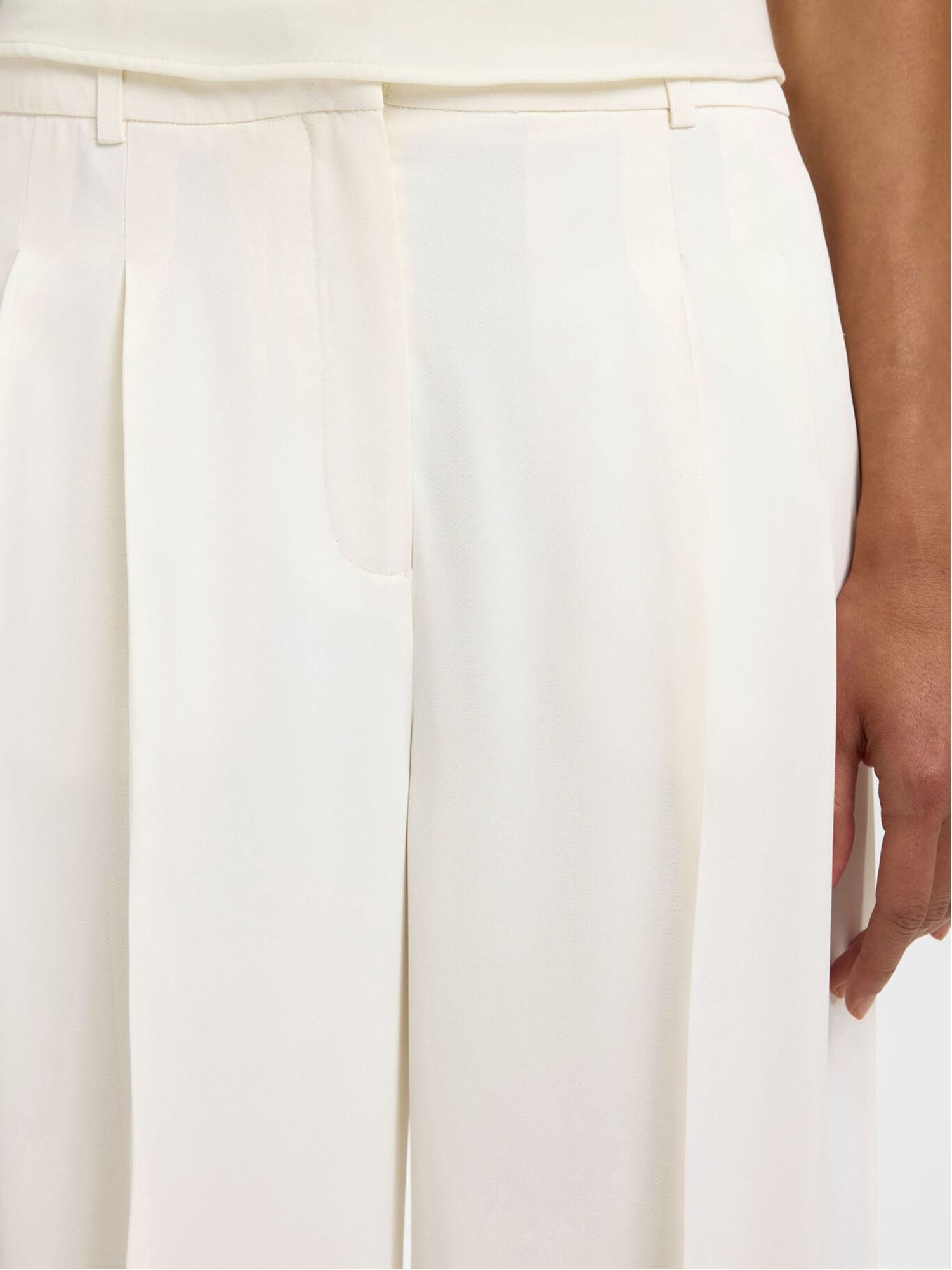 Selected Pantaloni Fextra Bianco