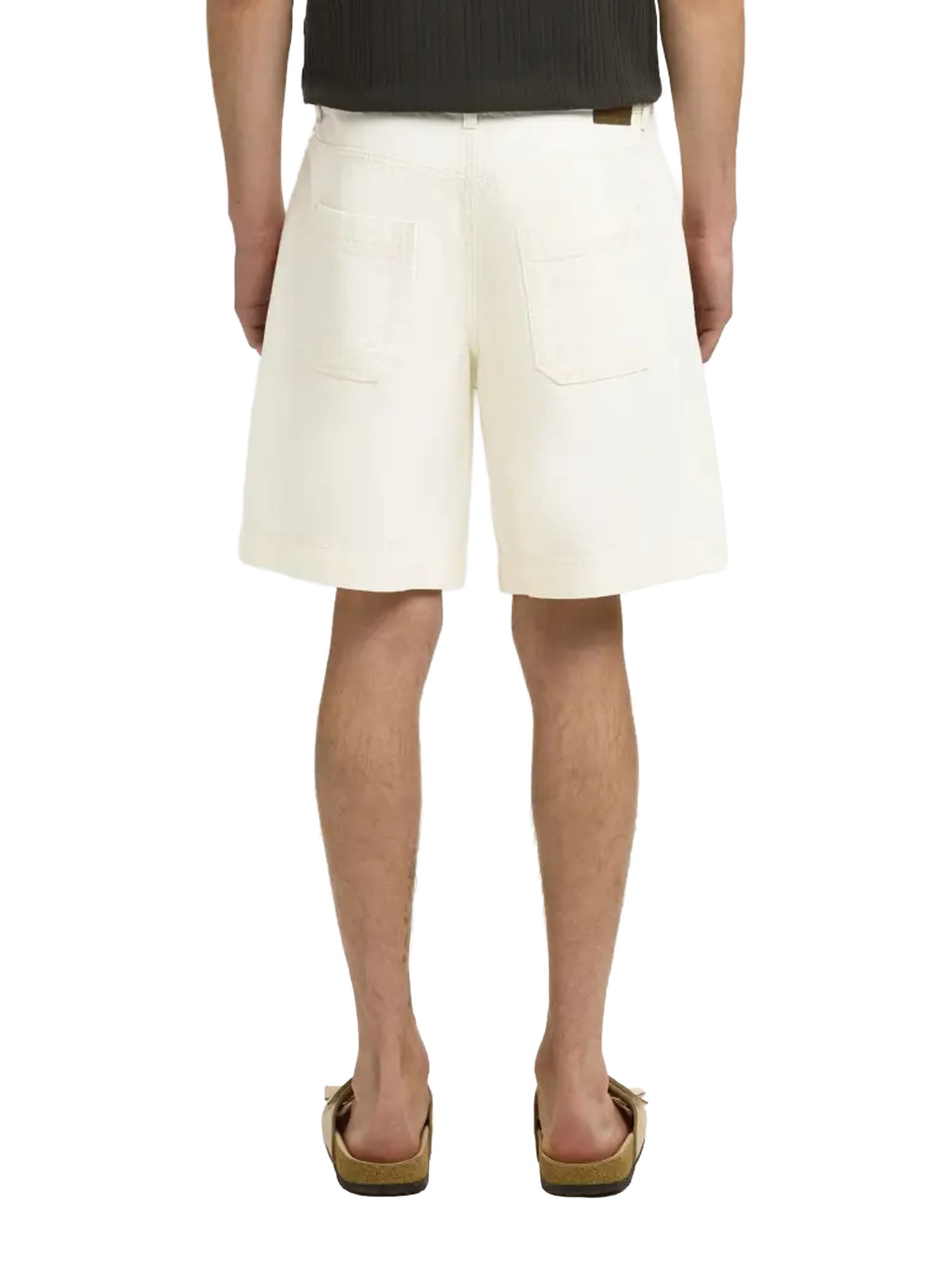 Selected Shorts Slhloose Mason Ecru 801 Bianco