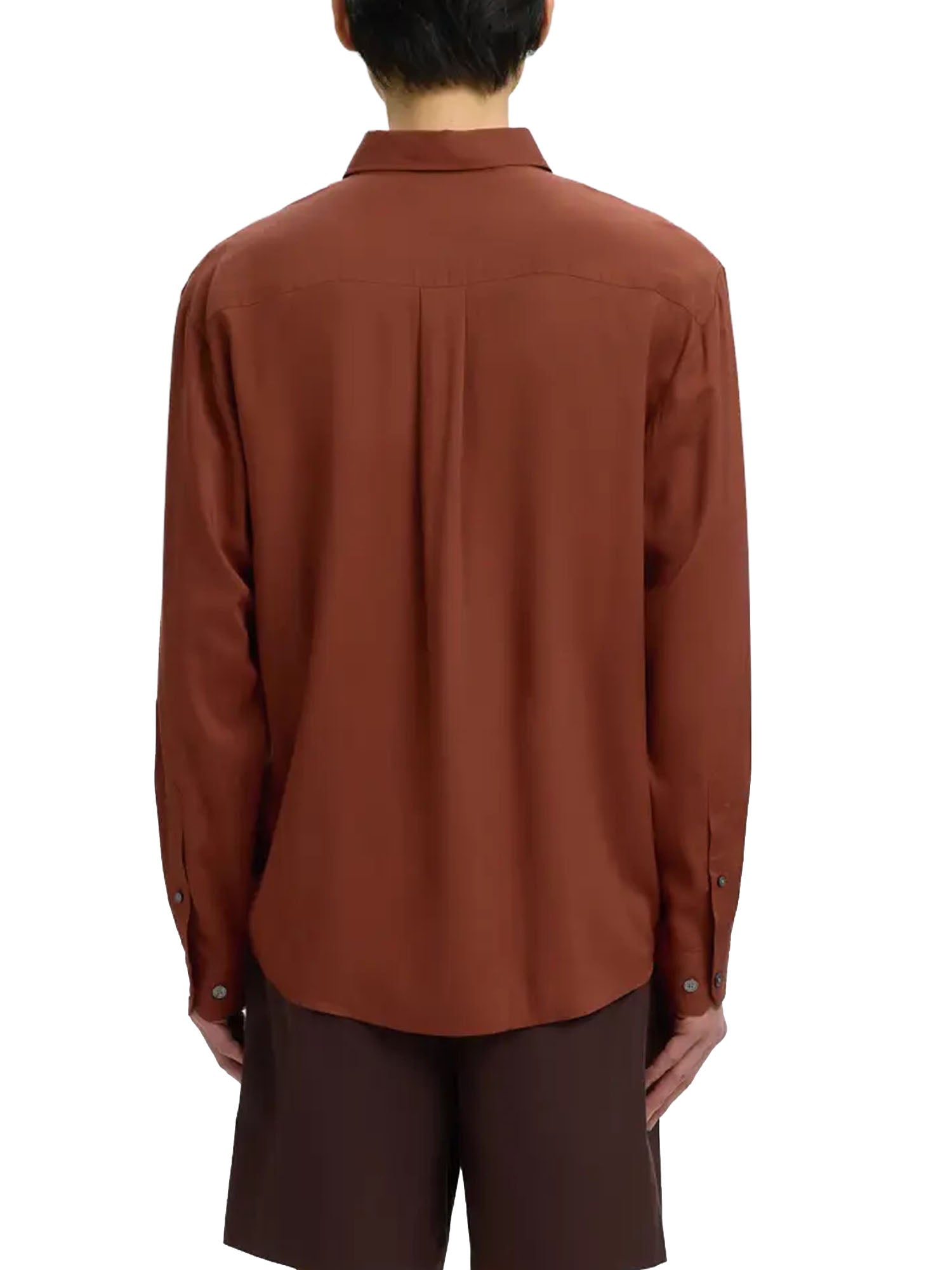 Selected Camicia Slhrlxian mix ls Marrone
