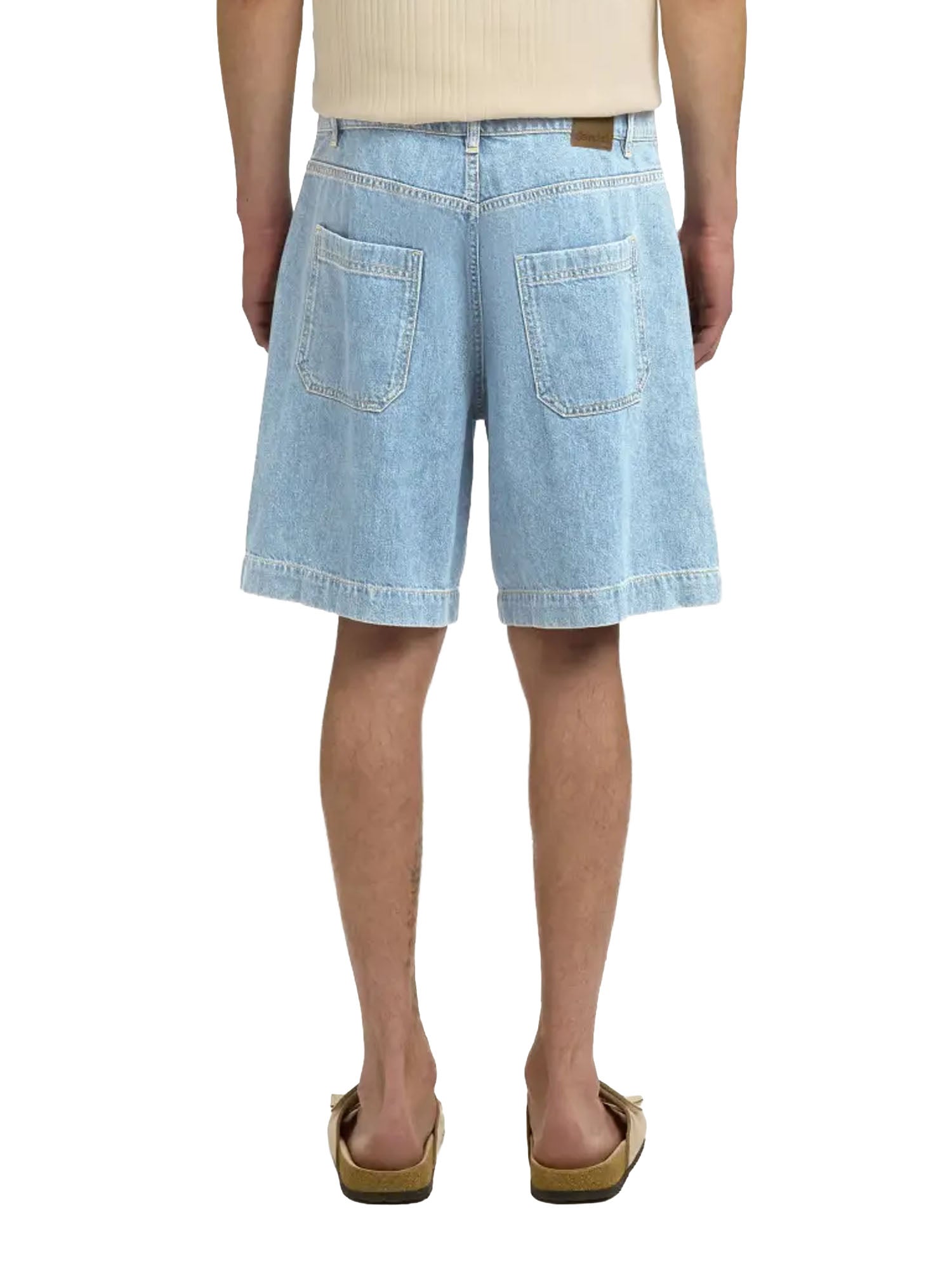 Selected Slhloose mason light blue 802 dnm shorts Azzurro