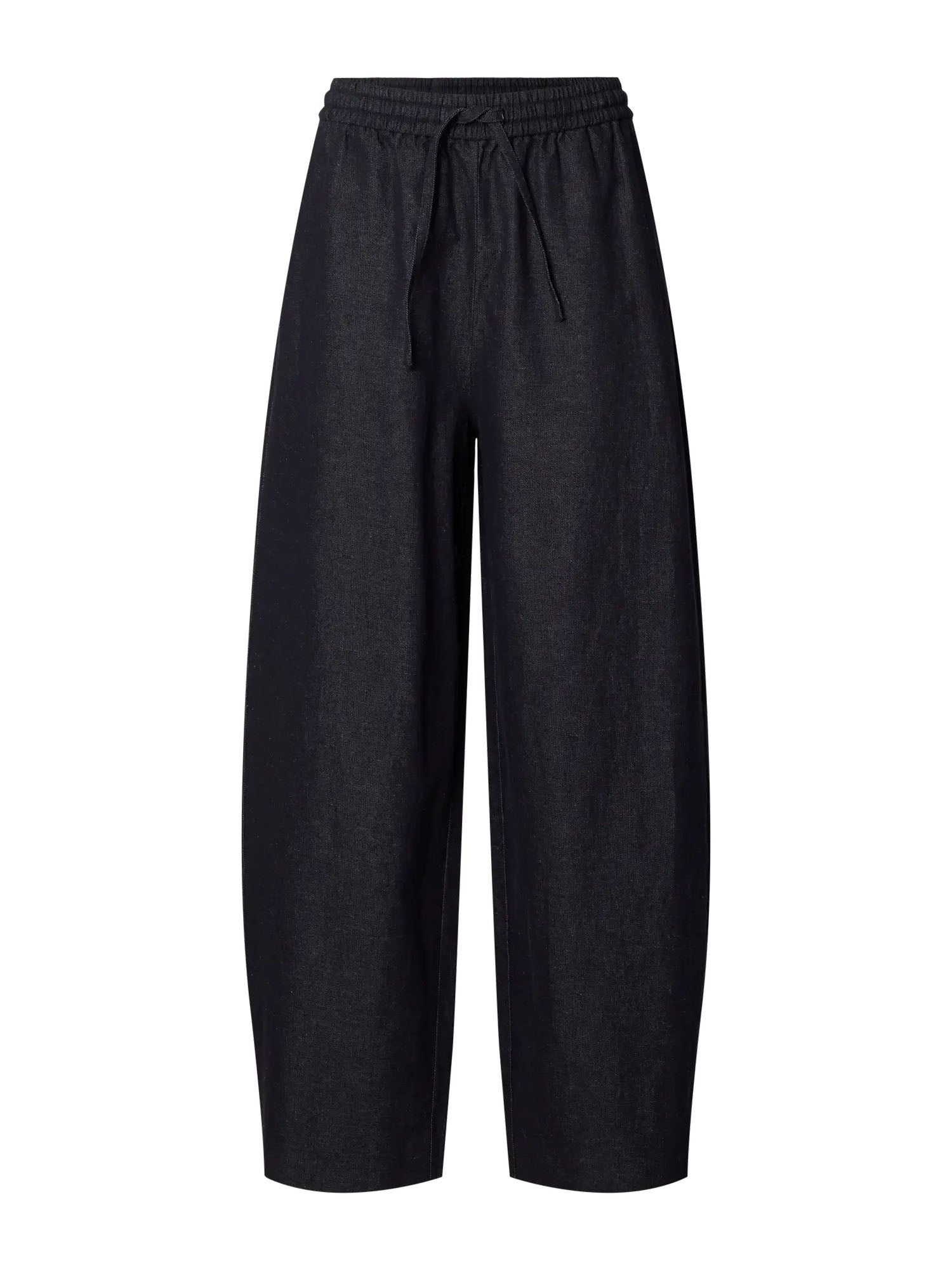 Selected Pantalone Slfloose barrel willow mw linen bld Blu