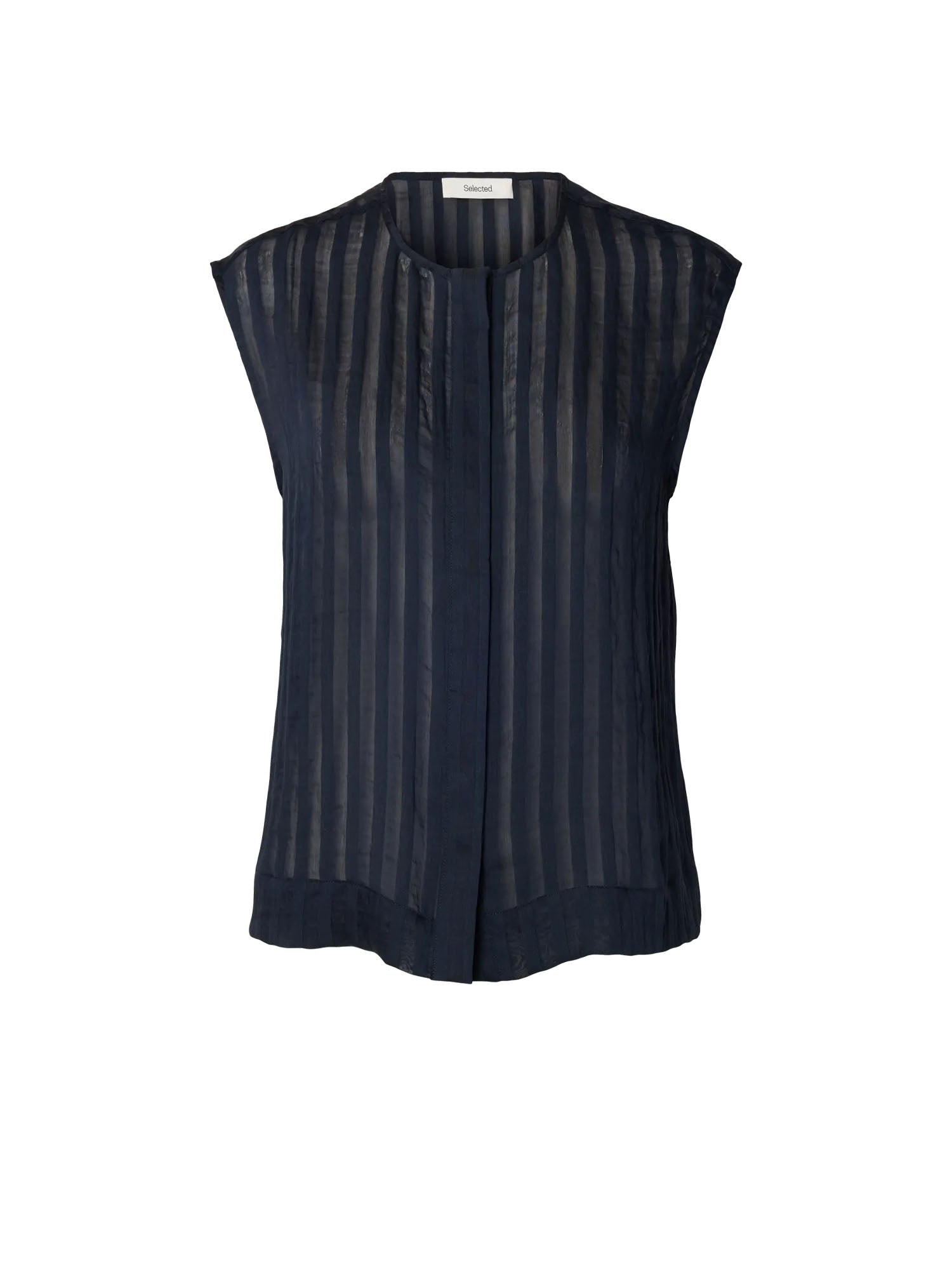 Selected T-shirt Slftoran regular sl striped Blu