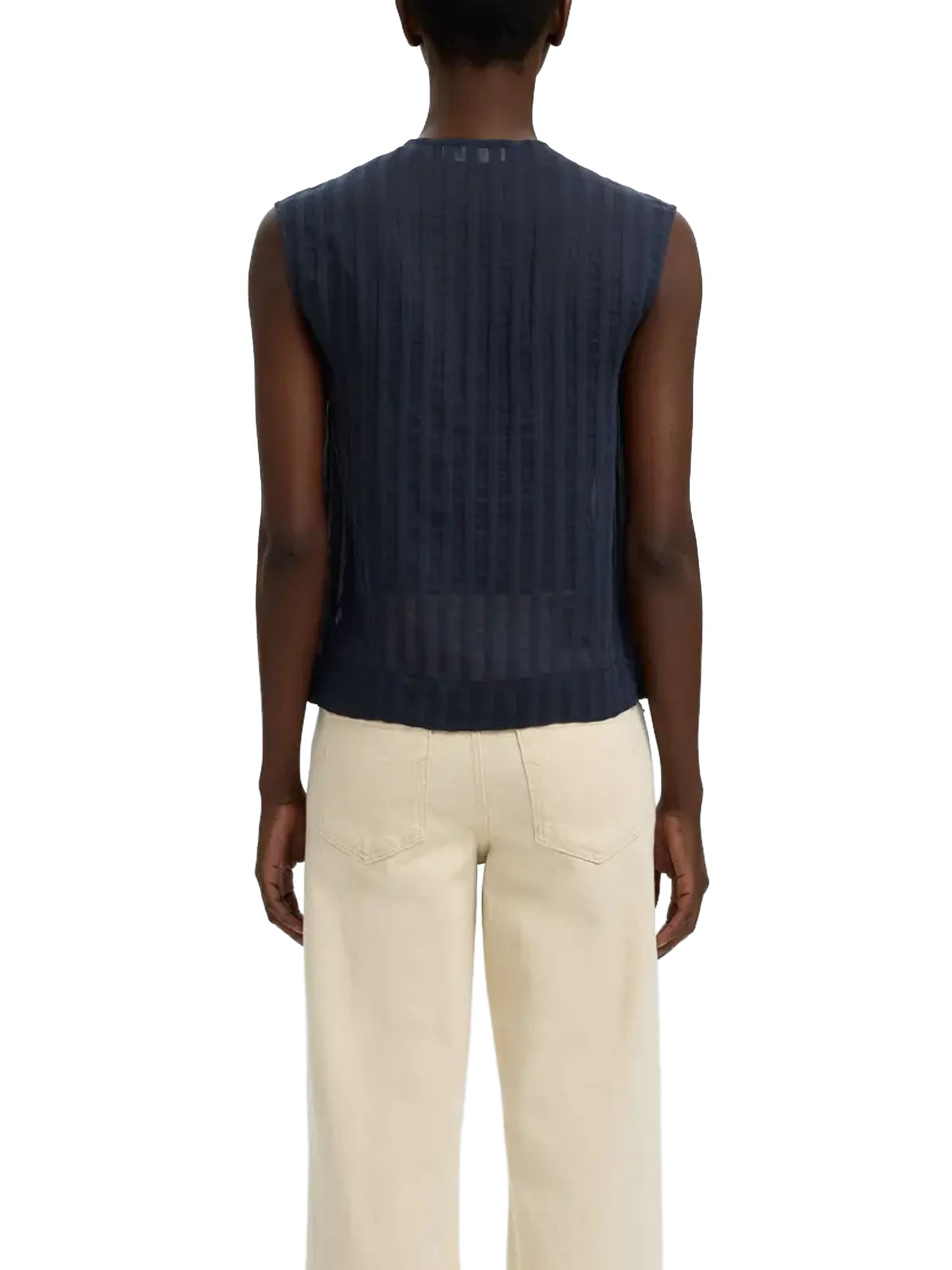Selected T-shirt Slftoran regular sl striped Blu