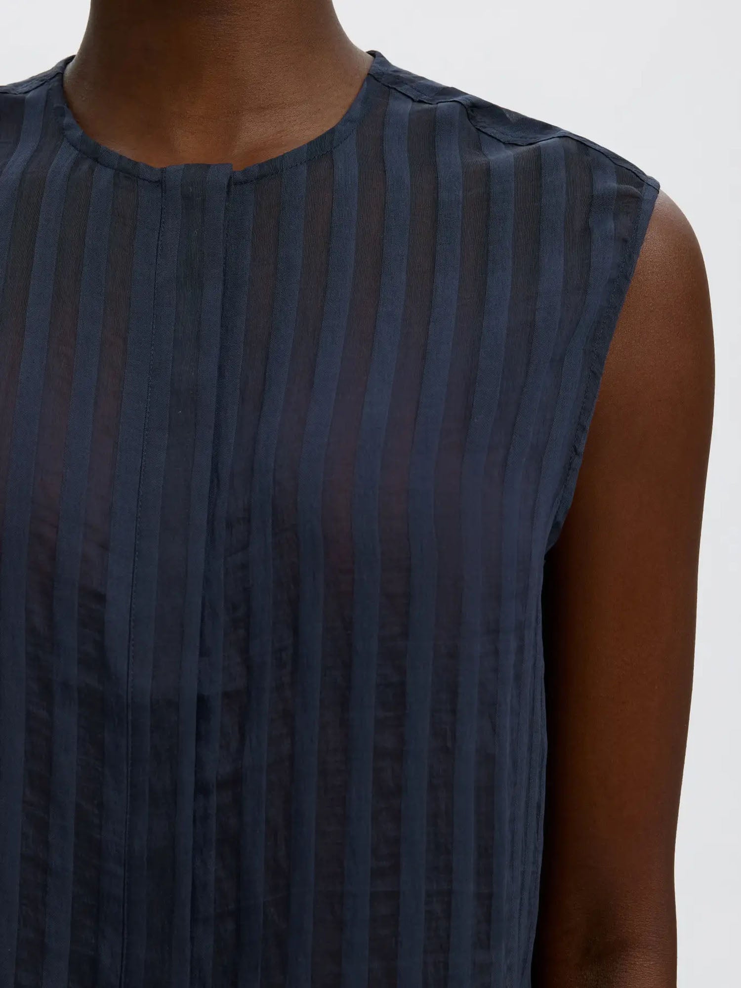 Selected T-shirt Slftoran regular sl striped Blu