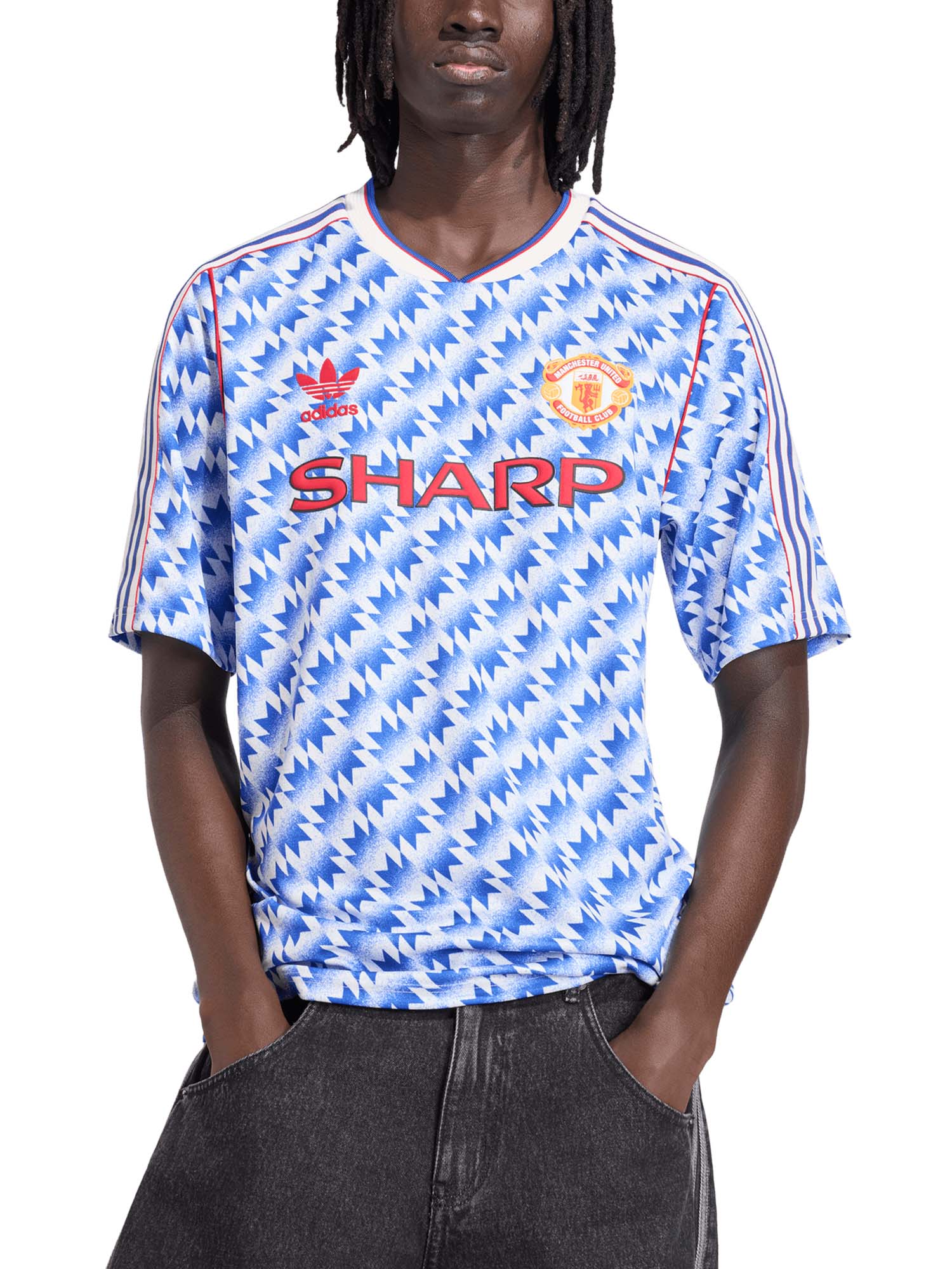 Adidas Maglia Away Manchester United 90 Multicolore