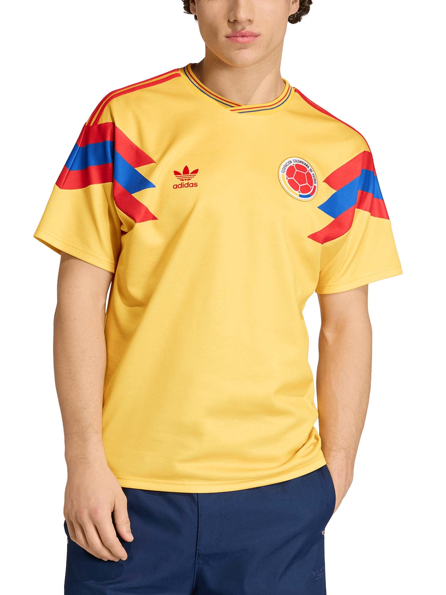 Adidas T-Shirt Away della Colombia 1990 Giallo