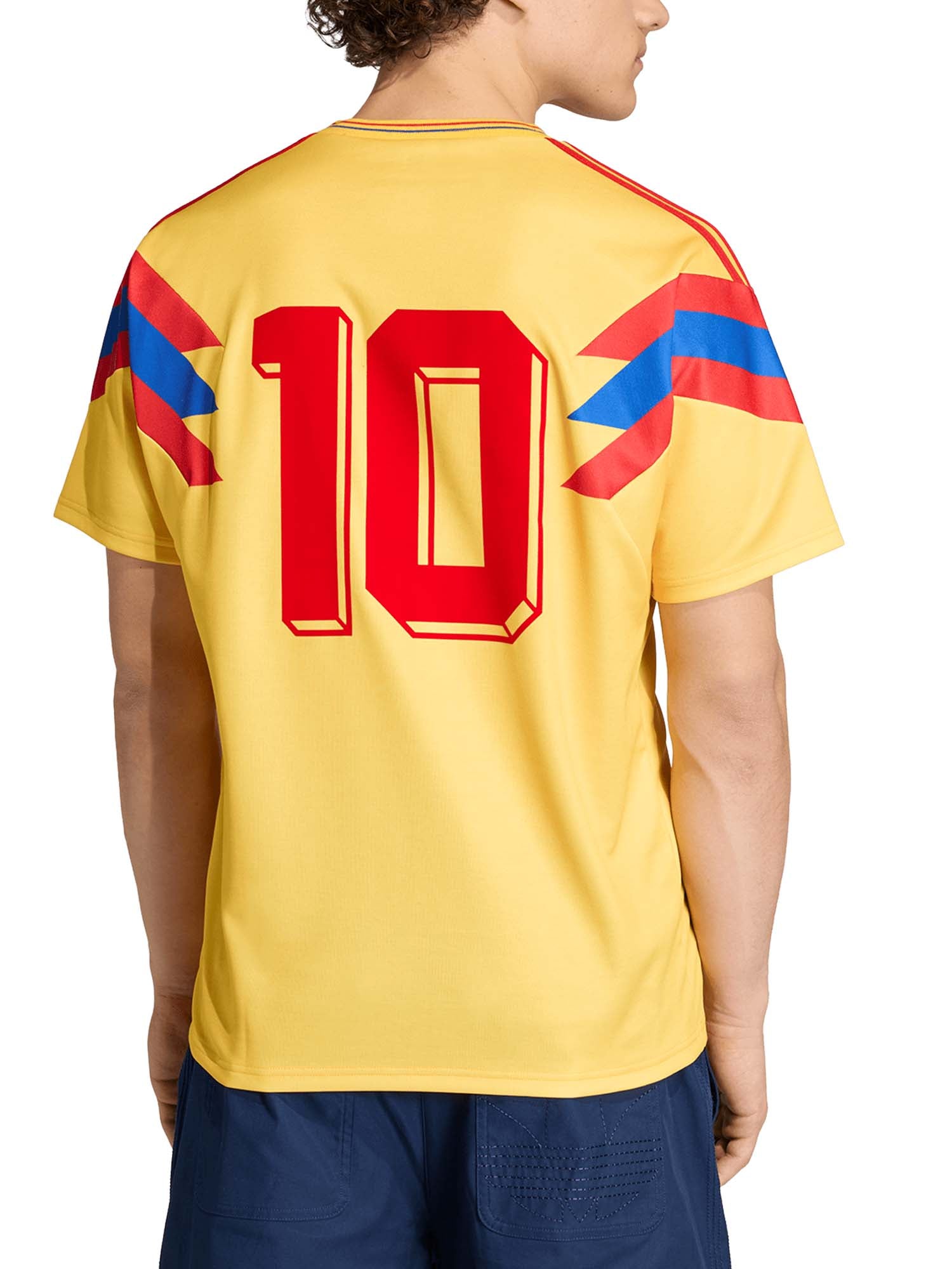 Adidas T-Shirt Away della Colombia 1990 Giallo