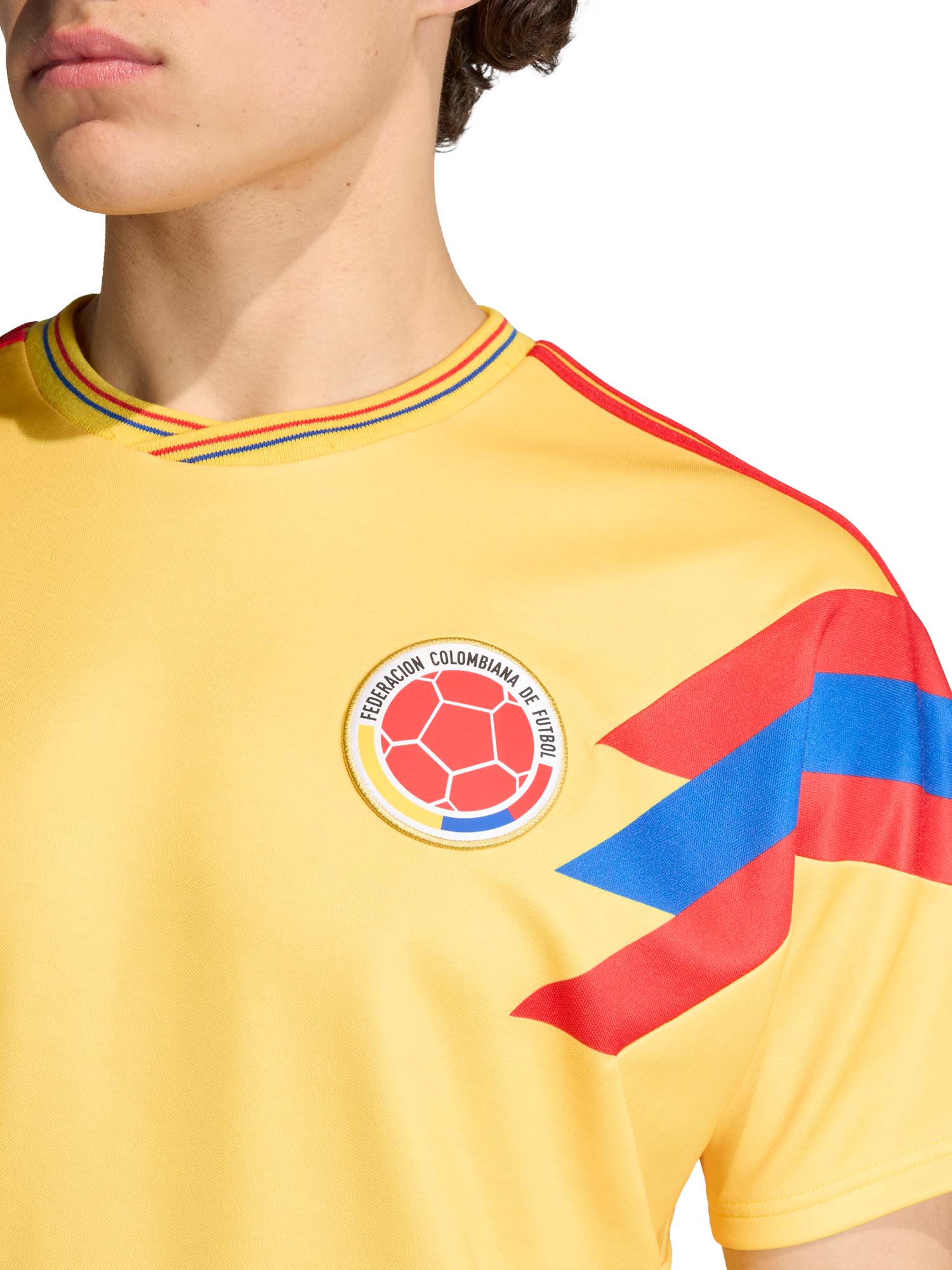 Adidas T-Shirt Away della Colombia 1990 Giallo