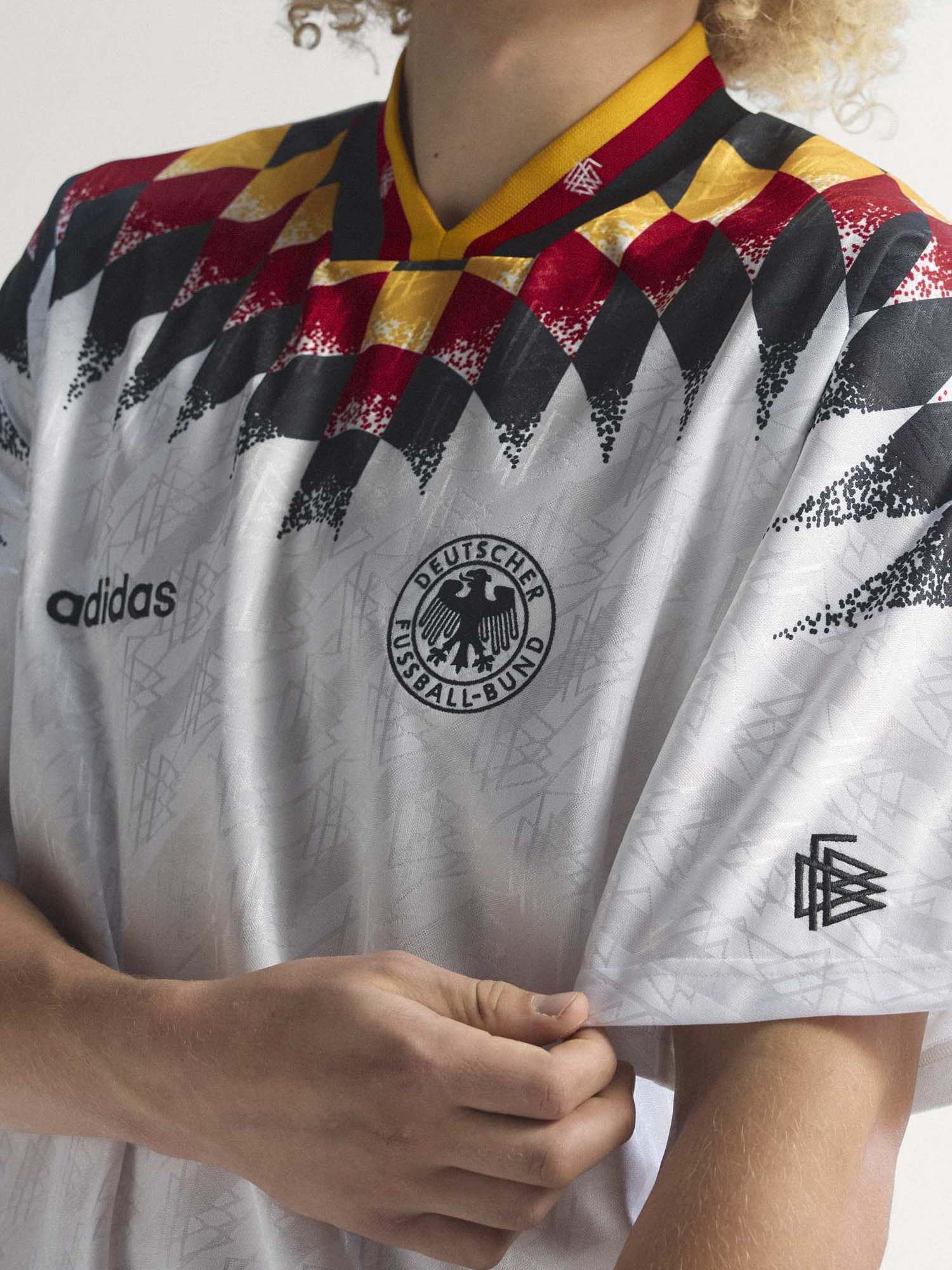 Adidas Maglia Home Germania 1994 Bianco