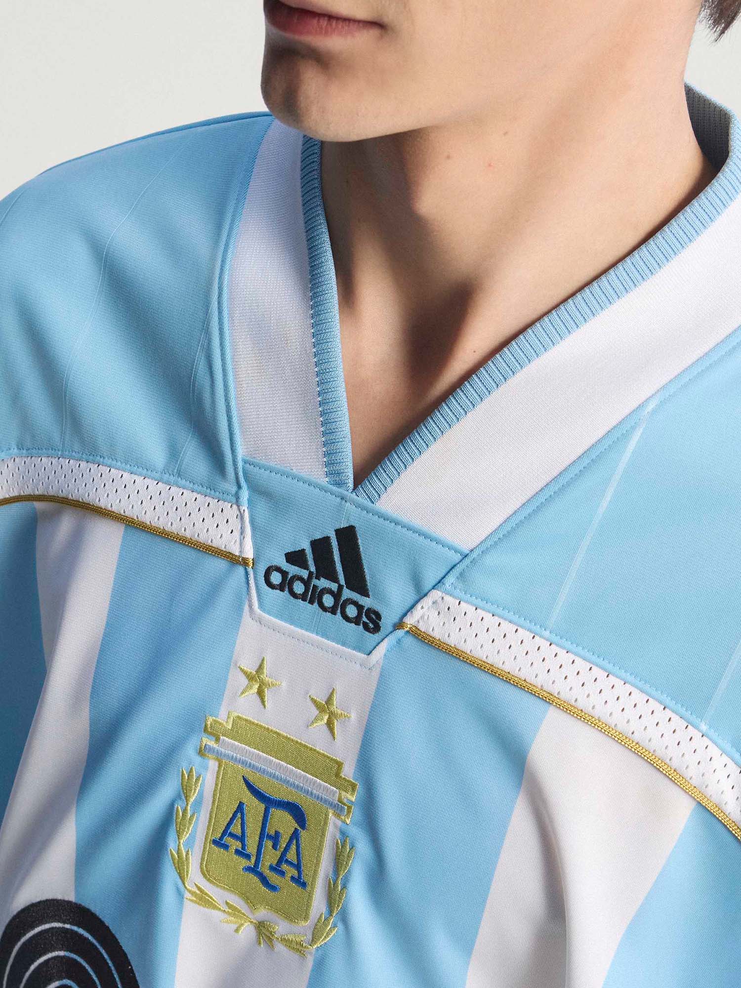 Adidas Maglia Bringback Remixed Argentina Azzurro