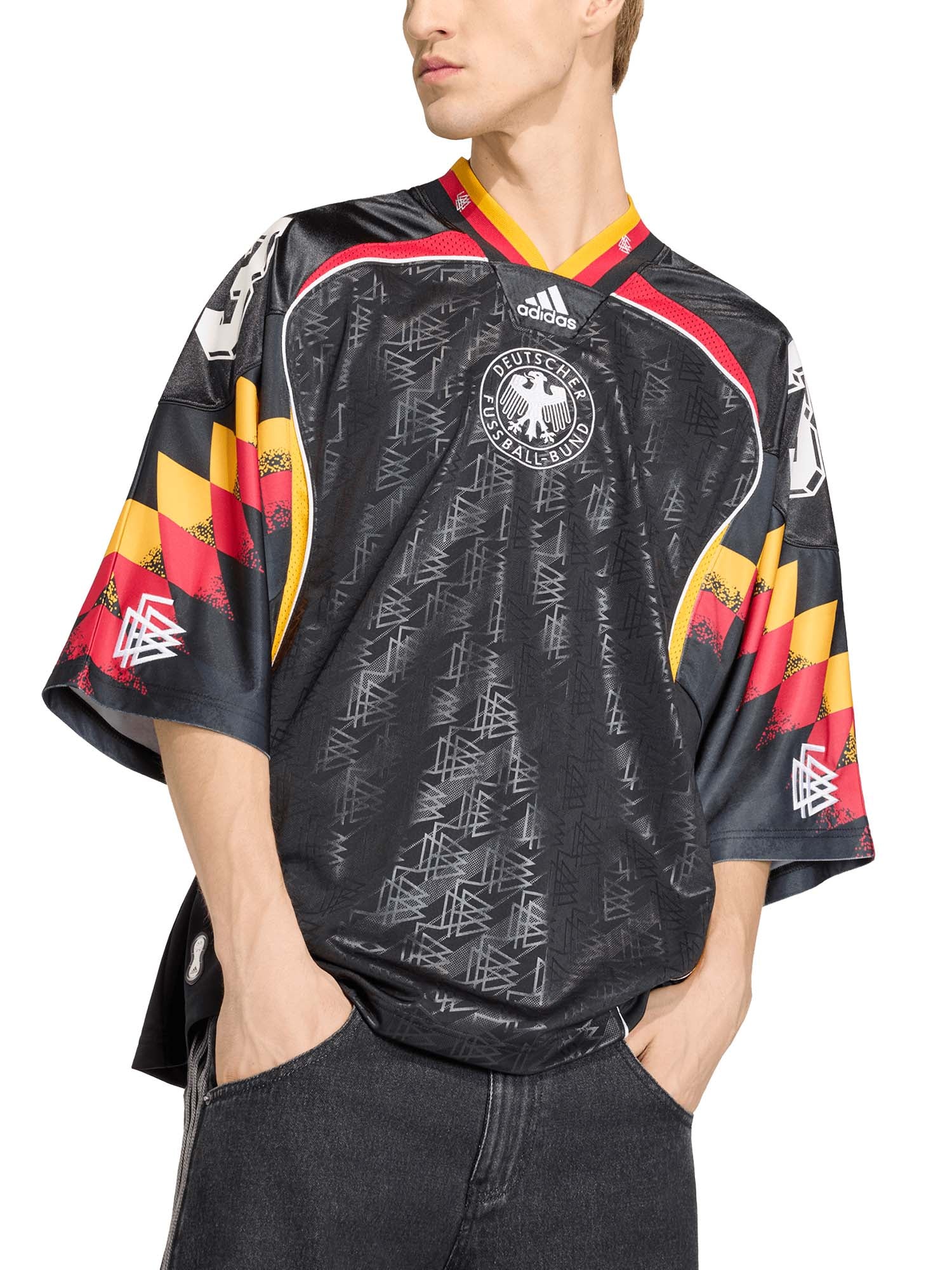 Adidas Maglia Bringback Remixed Germany Nero