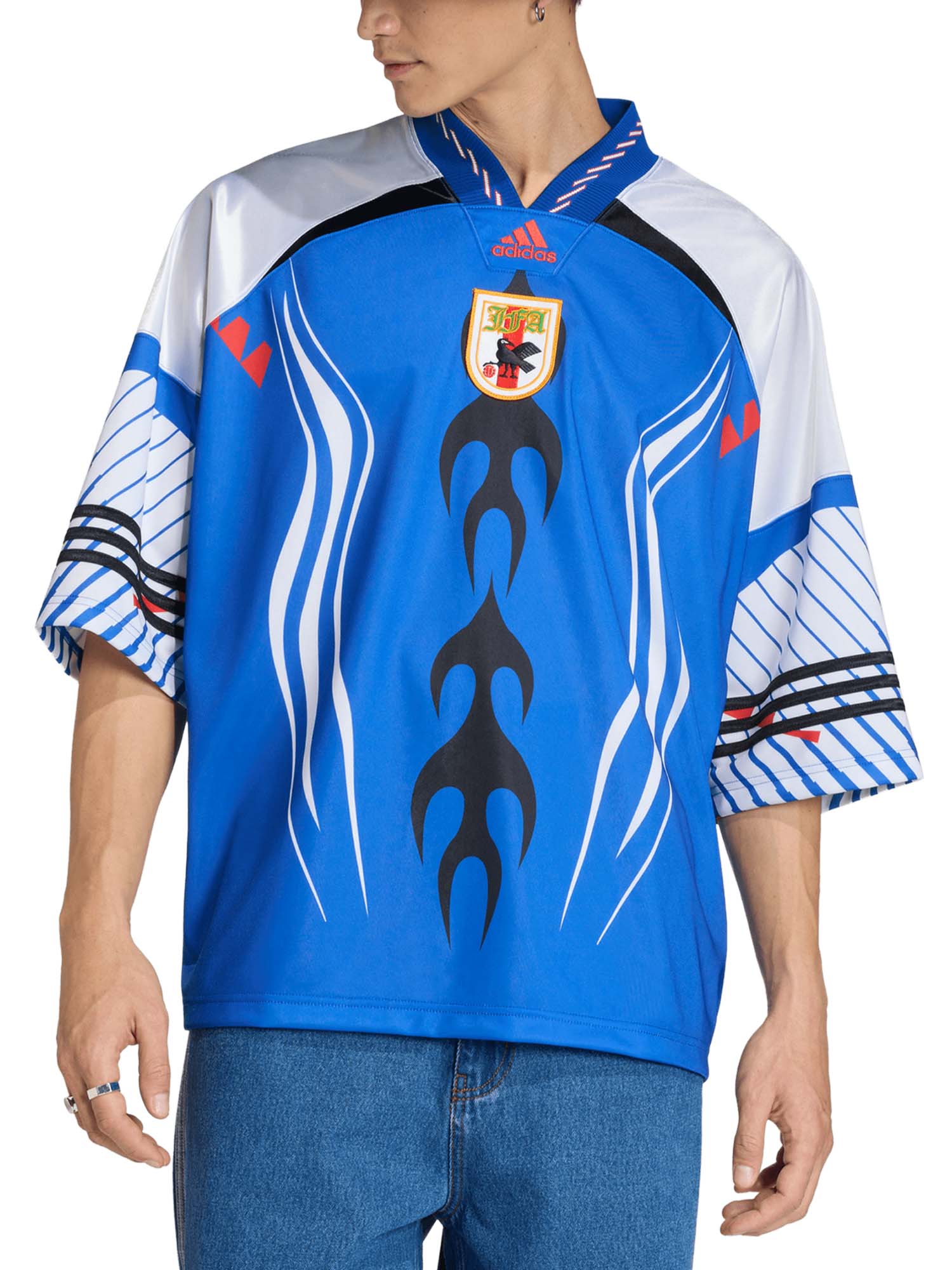 Adidas Maglia Giappone Bringback Remixed Blu