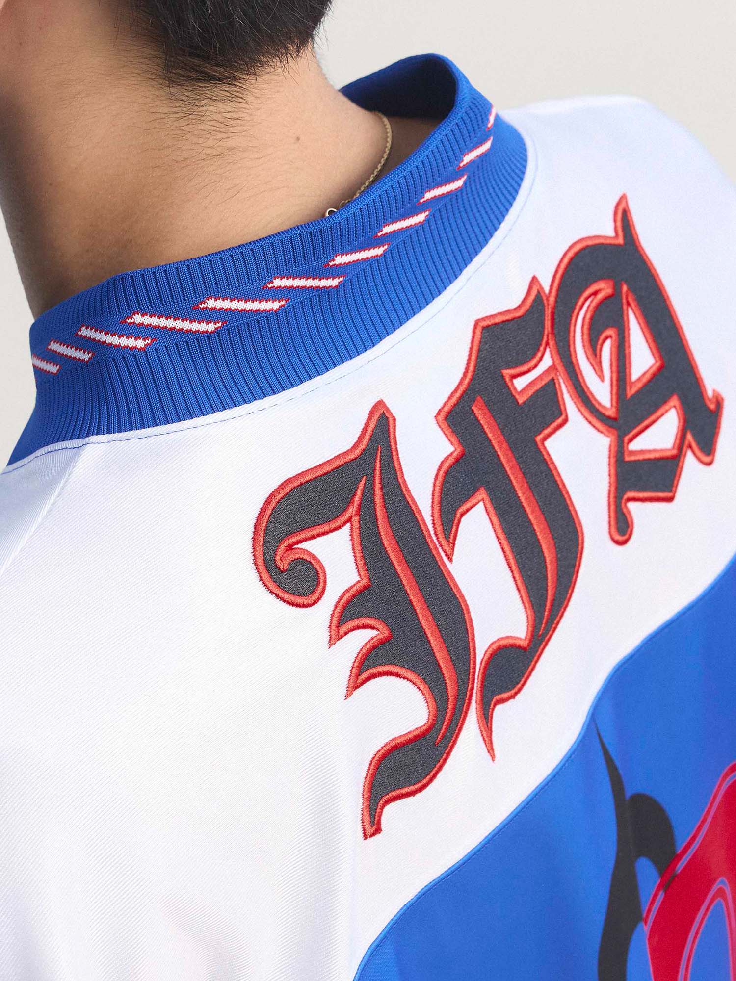 Adidas Maglia Giappone Bringback Remixed Blu