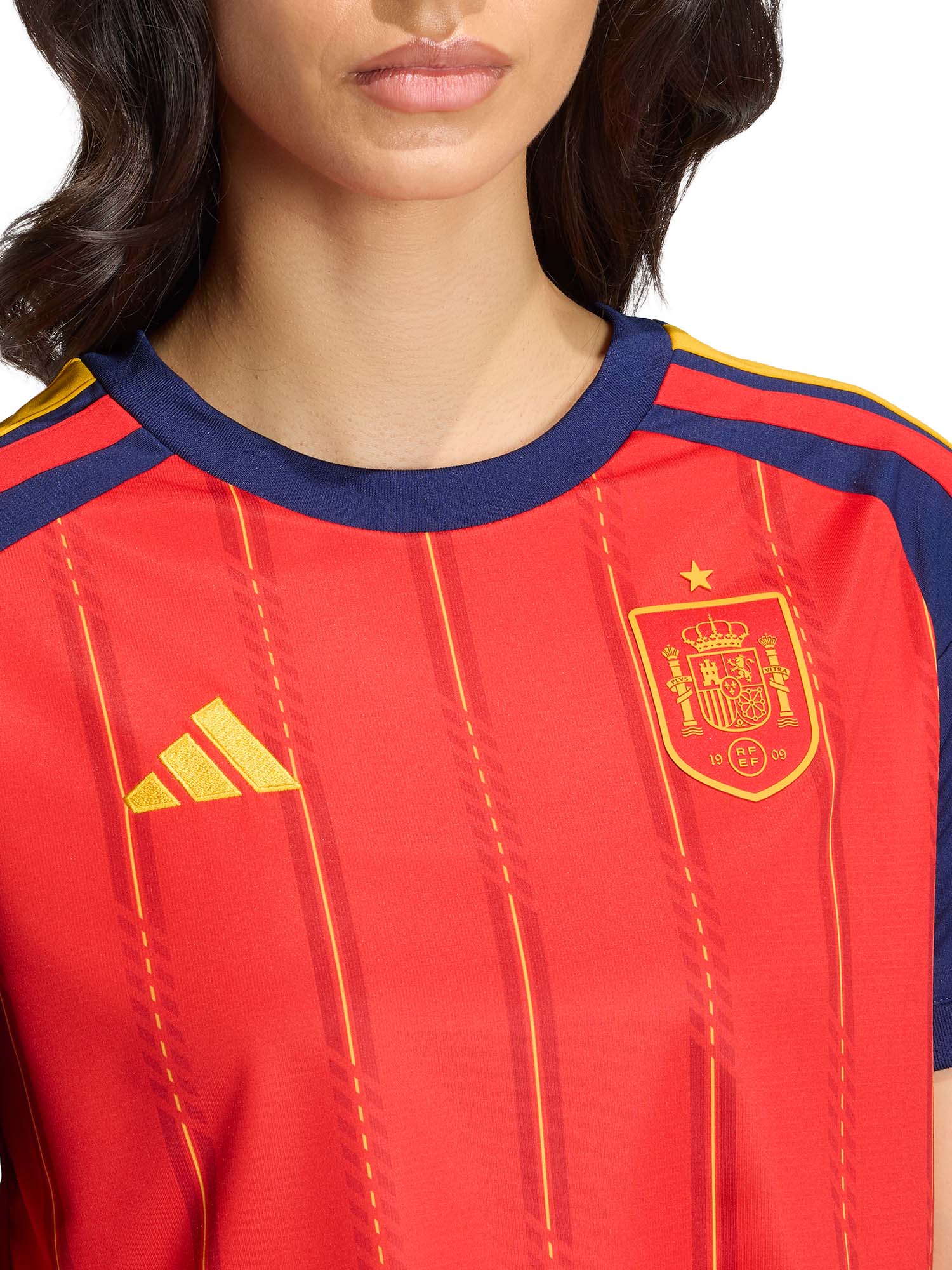 Adidas Maglia cropped Home Spagna 26 Rosso