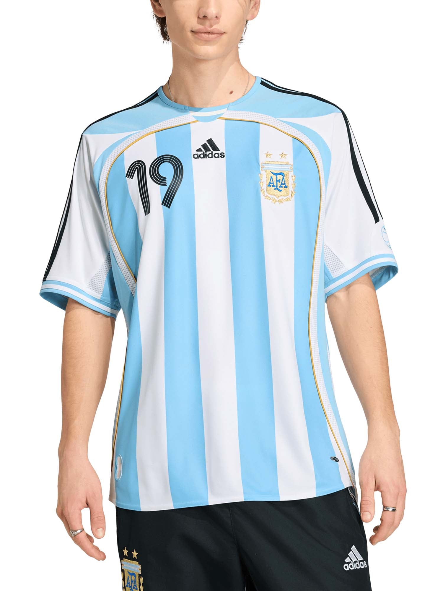 Adidas T-Shirt Argentina Home 2006 Messi Bianco