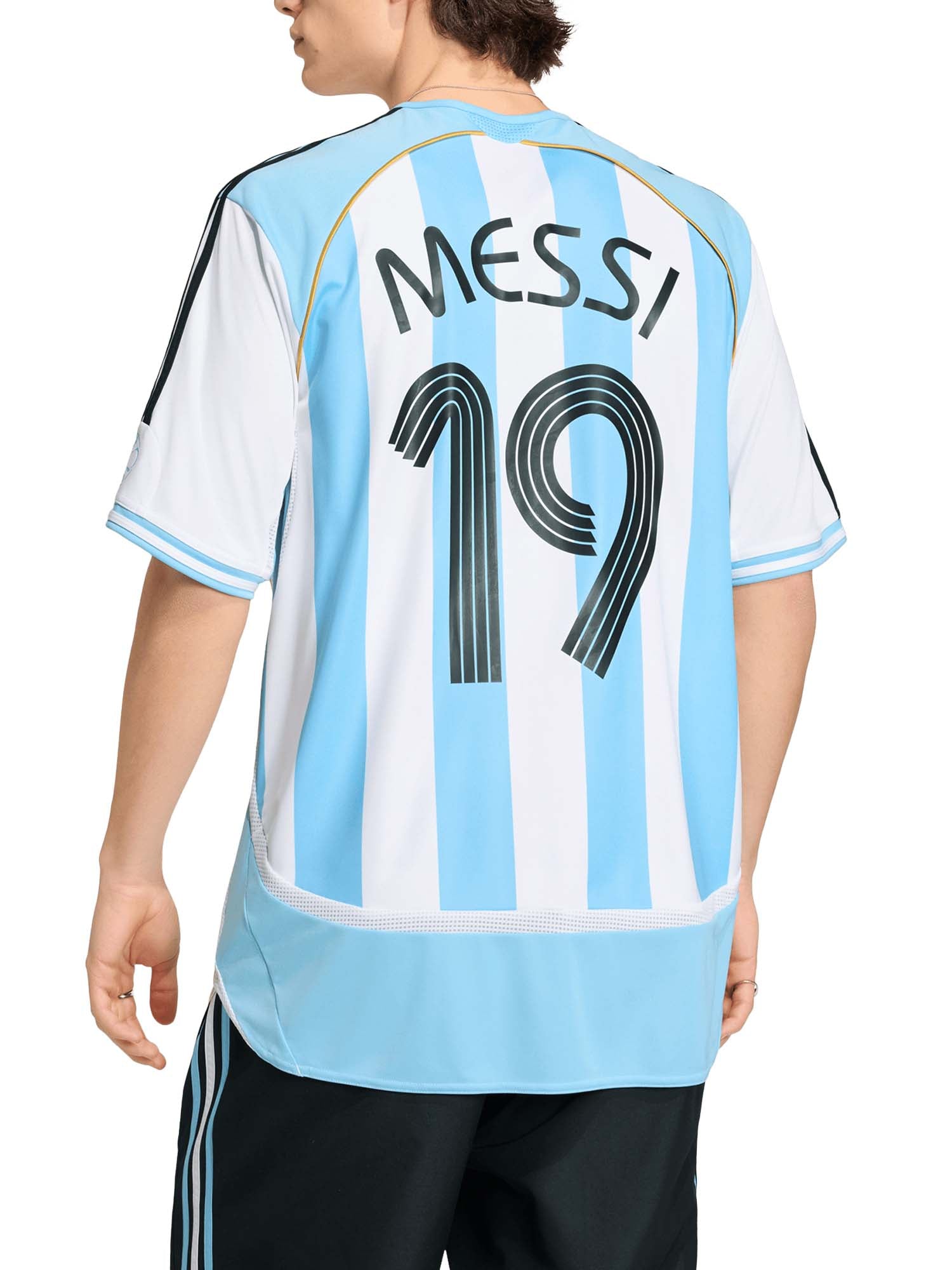 Adidas T-Shirt Argentina Home 2006 Messi Bianco