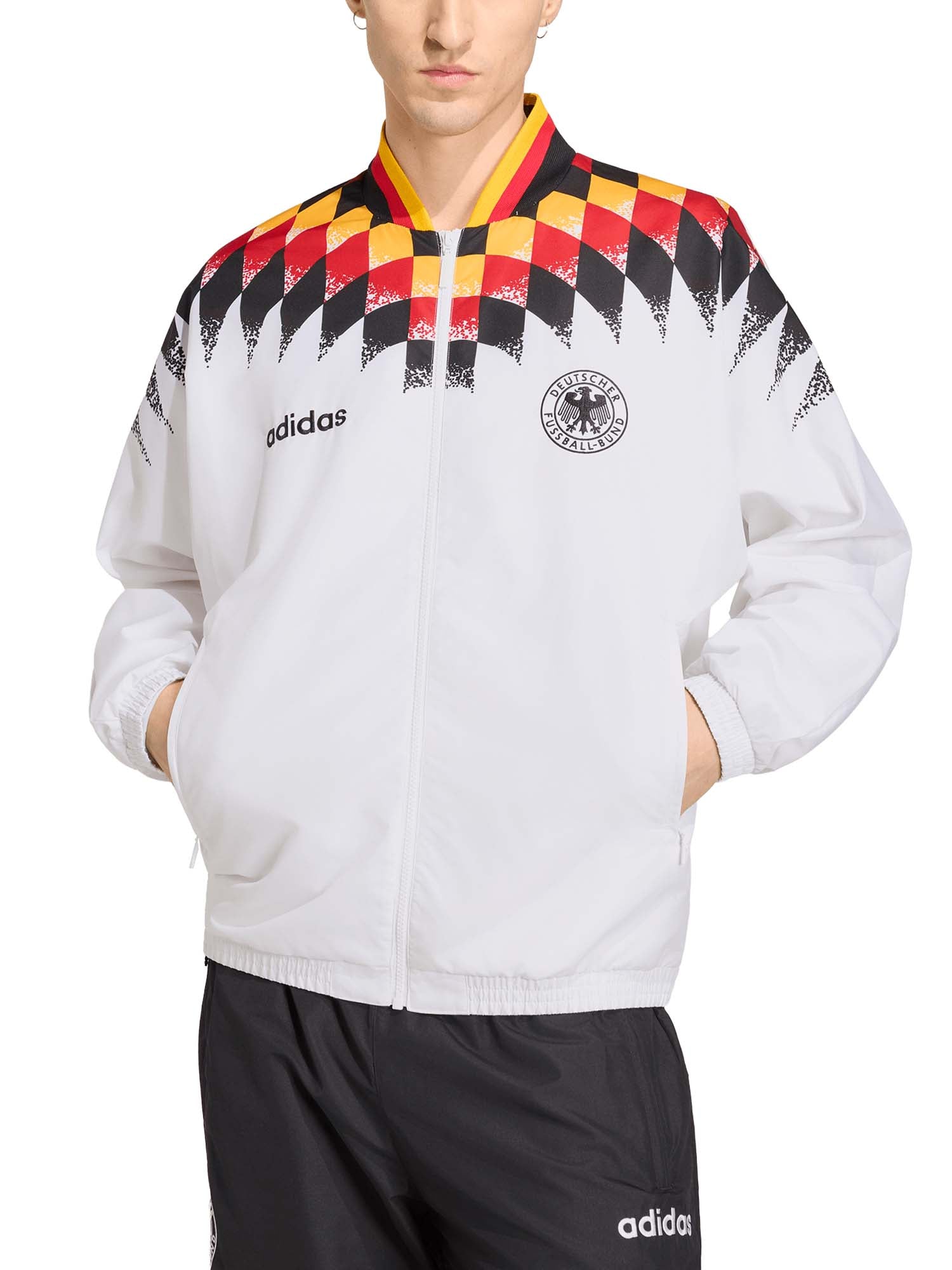 Adidas Giacca da allenamento Germania 1994 Bianco
