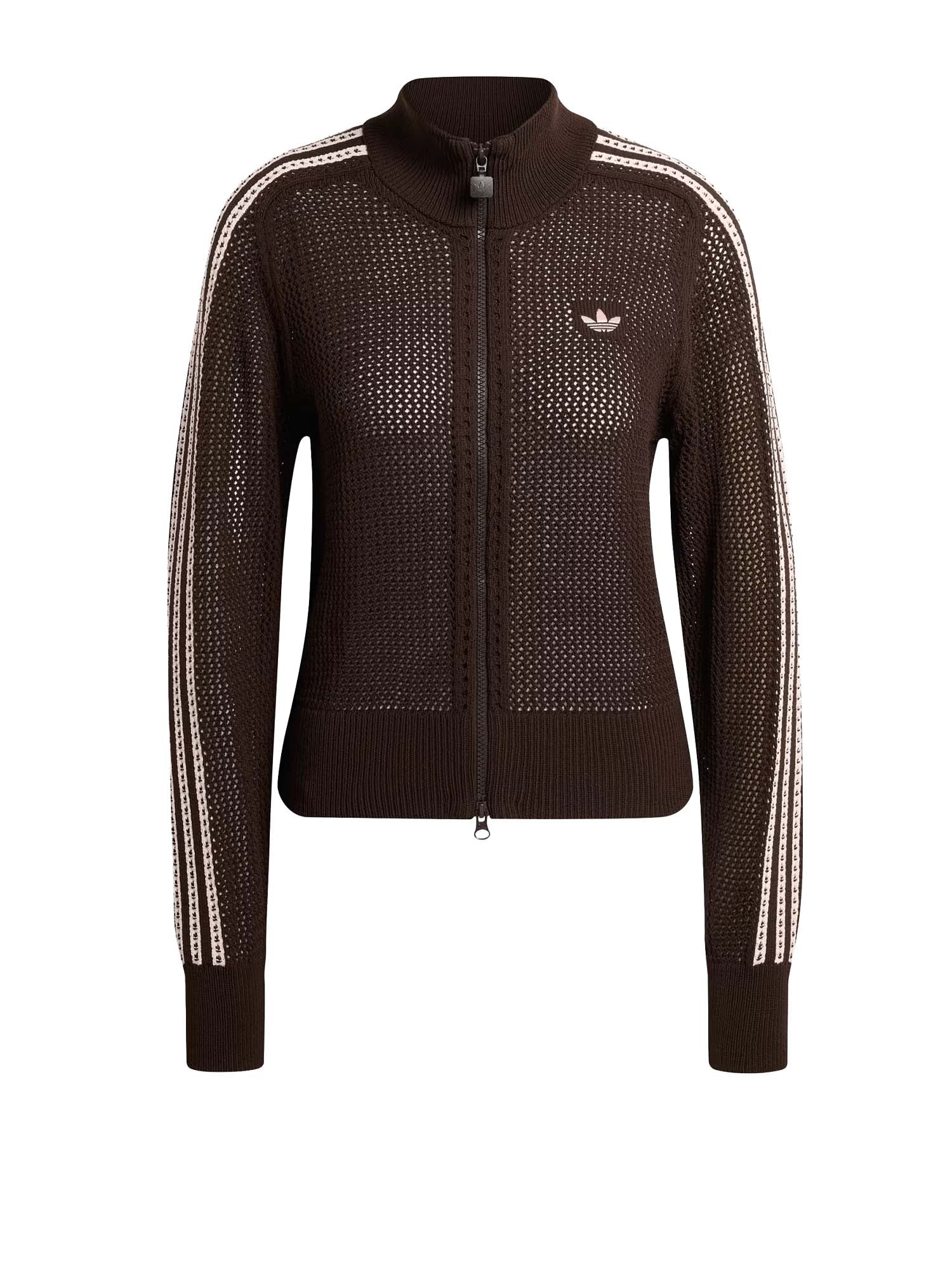 Adidas Track Top Firebird all'uncinetto Marrone