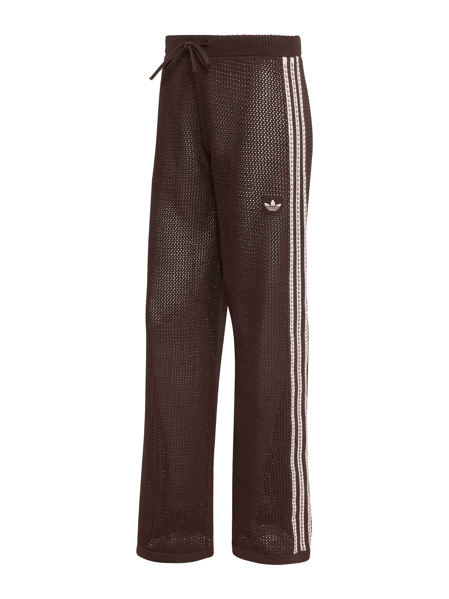Adidas Track Pant Knitted Crochet Firebird Marrone