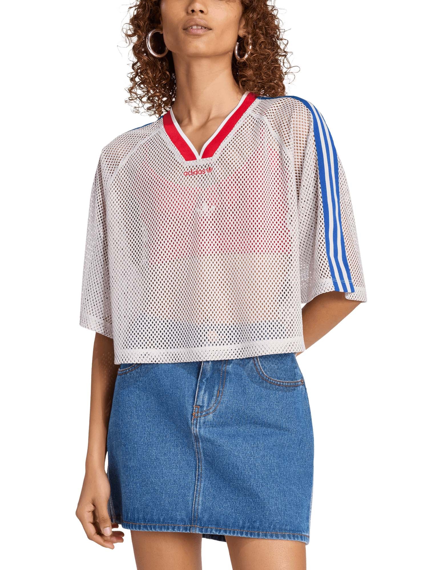 Adidas T-Shirt Mesh Bianco