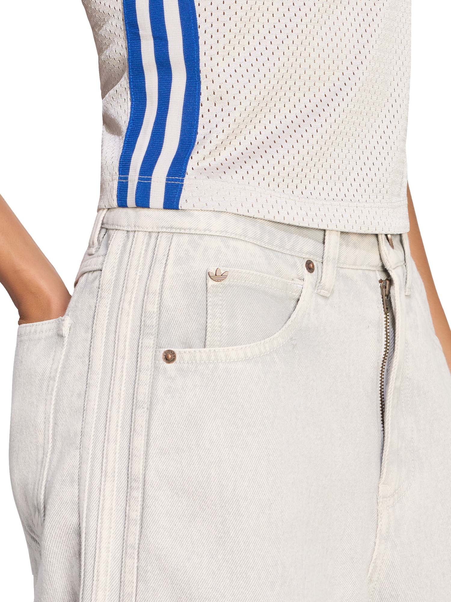 Adidas Canotta in Mesh Bianco