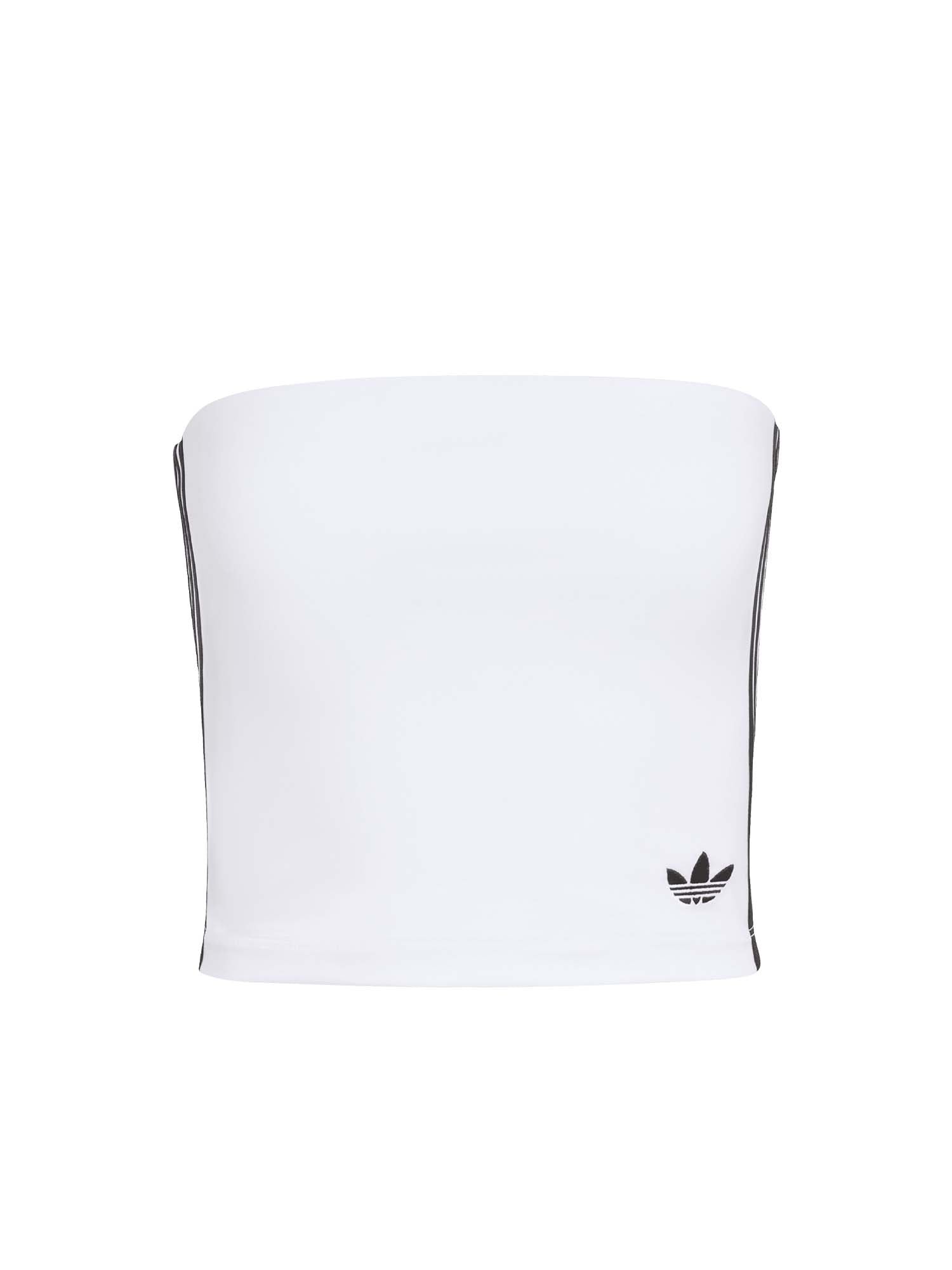 Adidas Top A Tubo A 3 Strisce Bianco